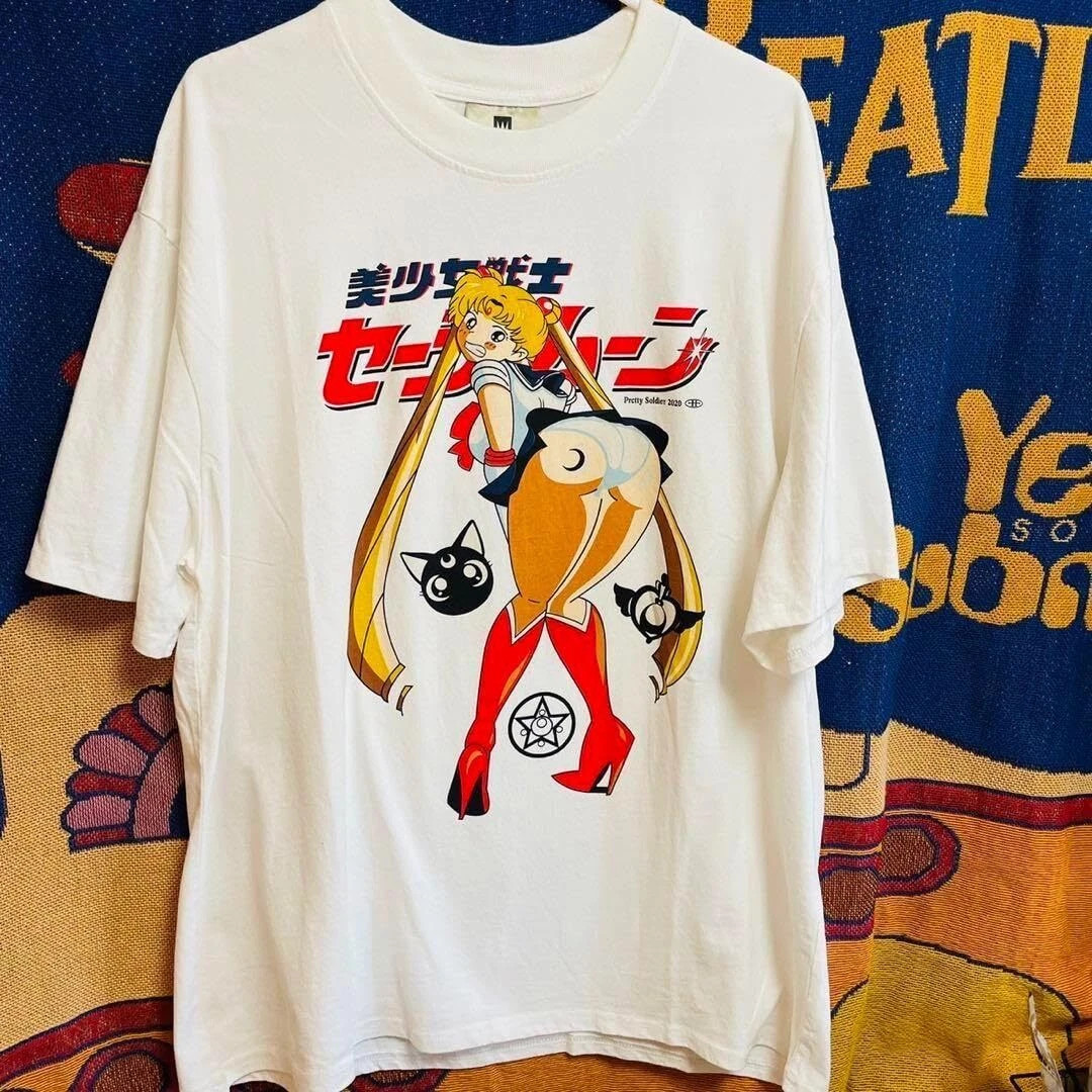 Remake Sailor Moon Anime Manga White Unisex T shirt Classic style S-5XL