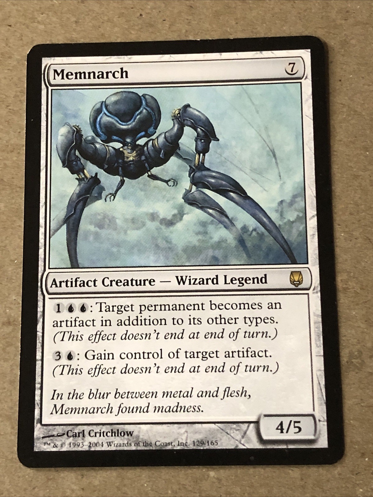 Memnarch X1 Darksteel LP Condition See Pics Front Back Memnarch X1 Darksteel LP Condition See Pics Front Back