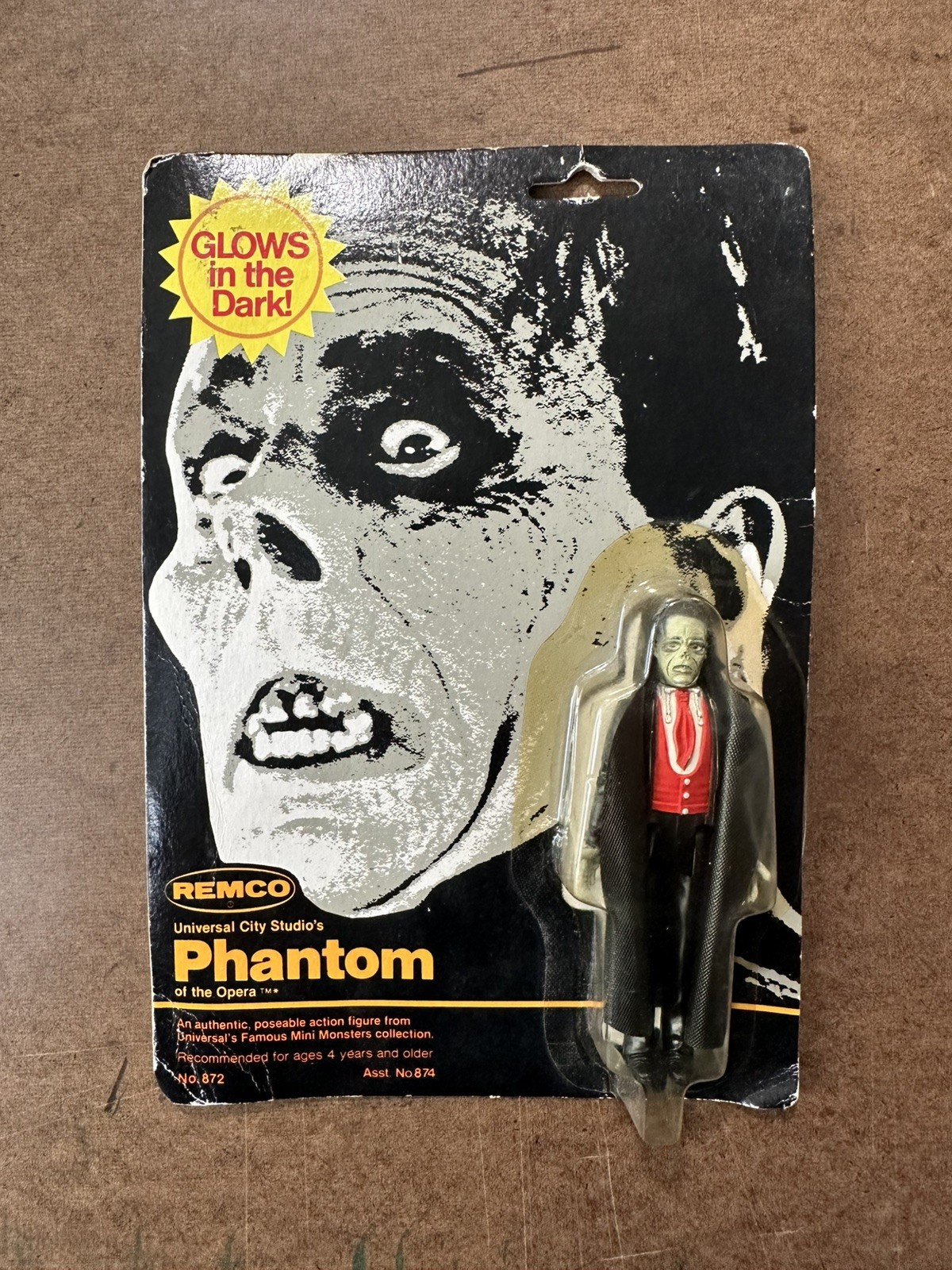 Remco phantom of the opera sealed Carded Universal Monsters vintage monster toy Remco phantom of the opera sealed Carded Universal Monsters vintage monster toy