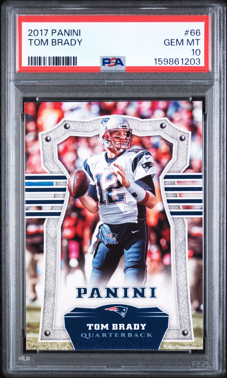 2017 Panini #66 Tom Brady PSA 10 2017 Panini #66 Tom Brady PSA 10