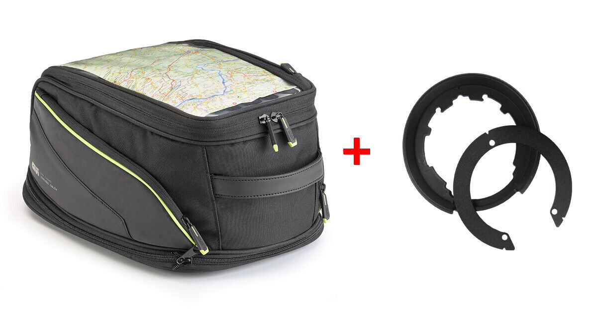 Givi Tanklock combo kit - EA131 26 liter tank bag & BF02 tank ring mount