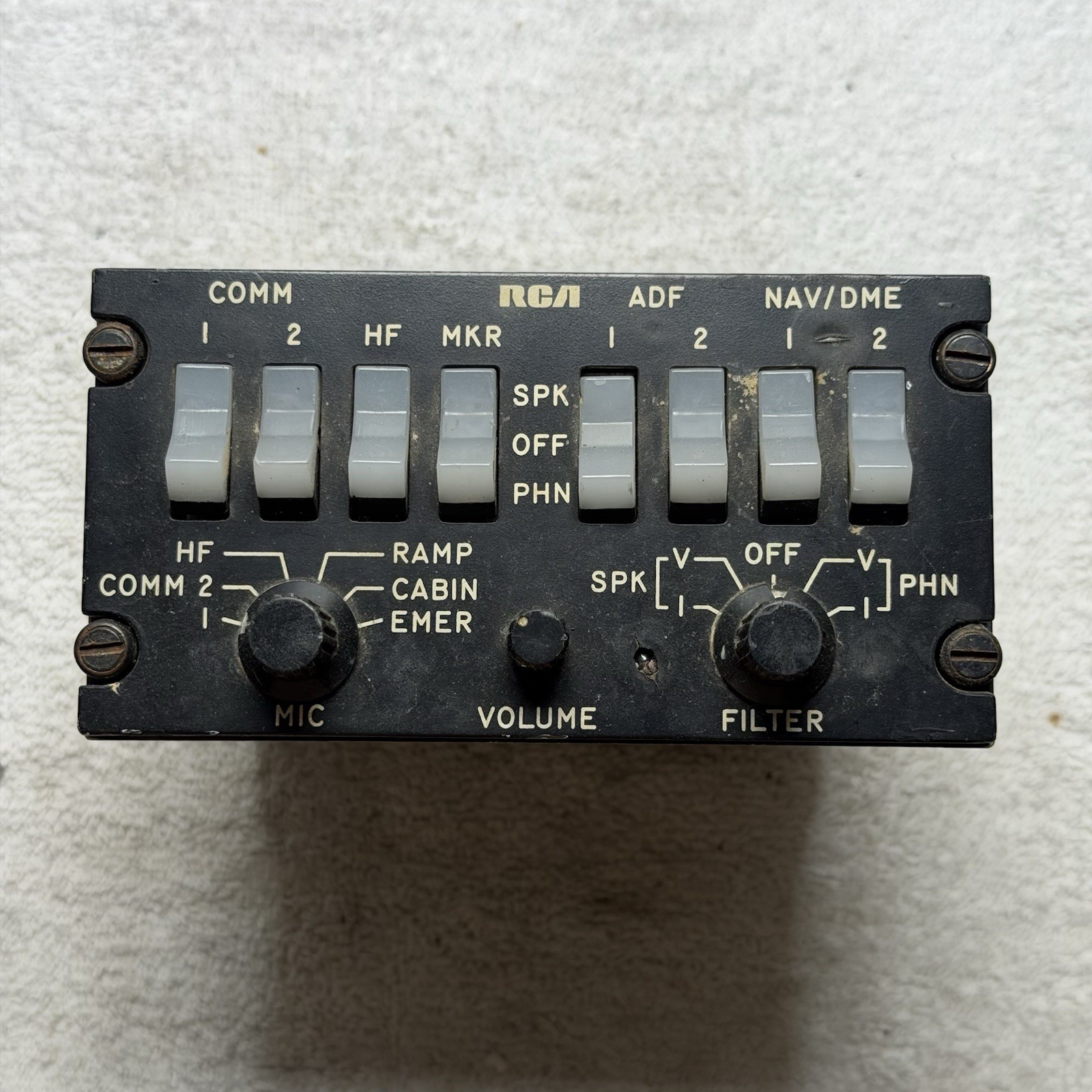 RCA AVA-310 Audio System Panel C-50B MI-592181 W/ Mod A