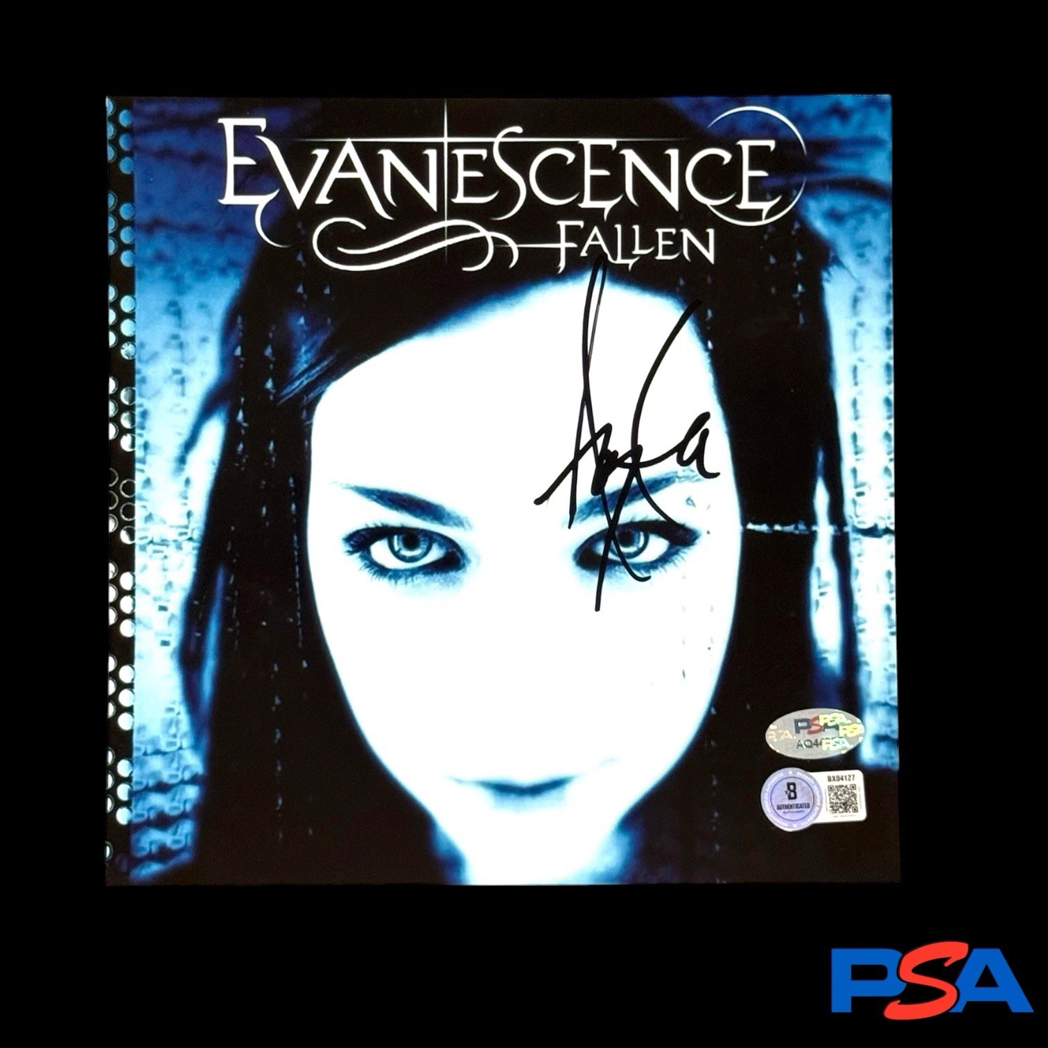 Amy Lee Signed 8x8 Photo Fallen Album Cover PSA/DNA COA Autograph Evanescence Amy Lee Signed 8x8 Photo Fallen Album Cover PSA/DNA COA Autograph Evanescence
