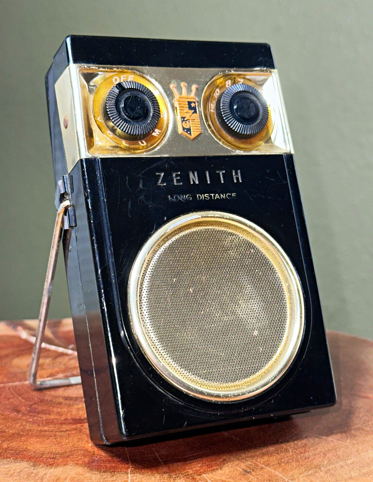 Zenith Royal 500 Deluxe Owl Eye Transistor Radio | Tested AM Works