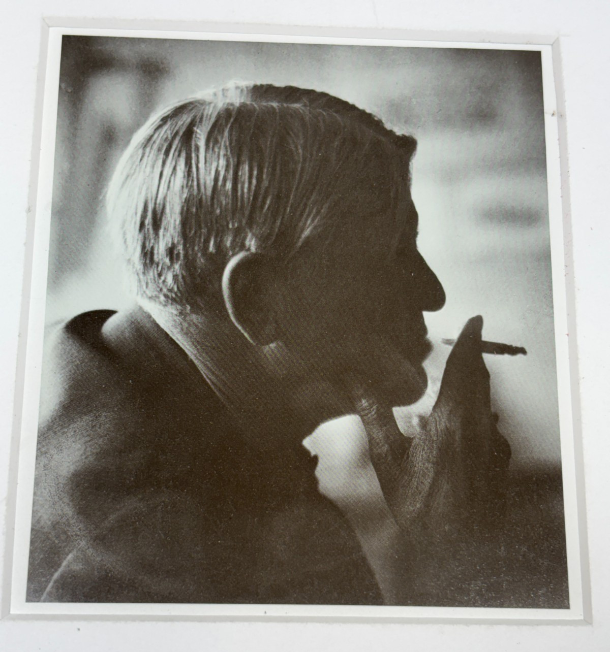 DOROTHEA LANGE Charles Marion Russell Smoking Silver Gelatin Photo Amon Carter