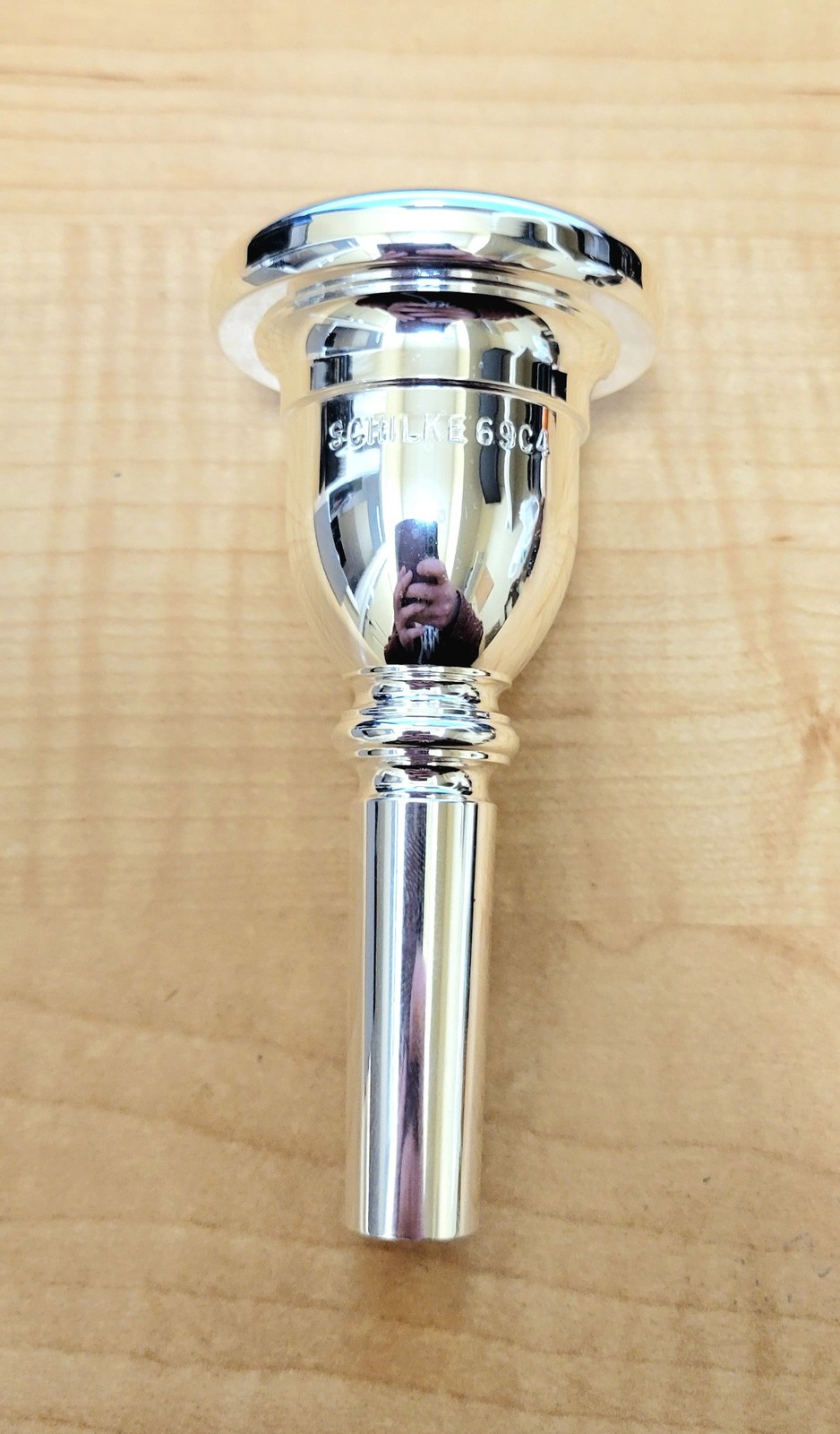 Schilke 69C4 Standard Series Tuba Mouthpiece - Silver Plated