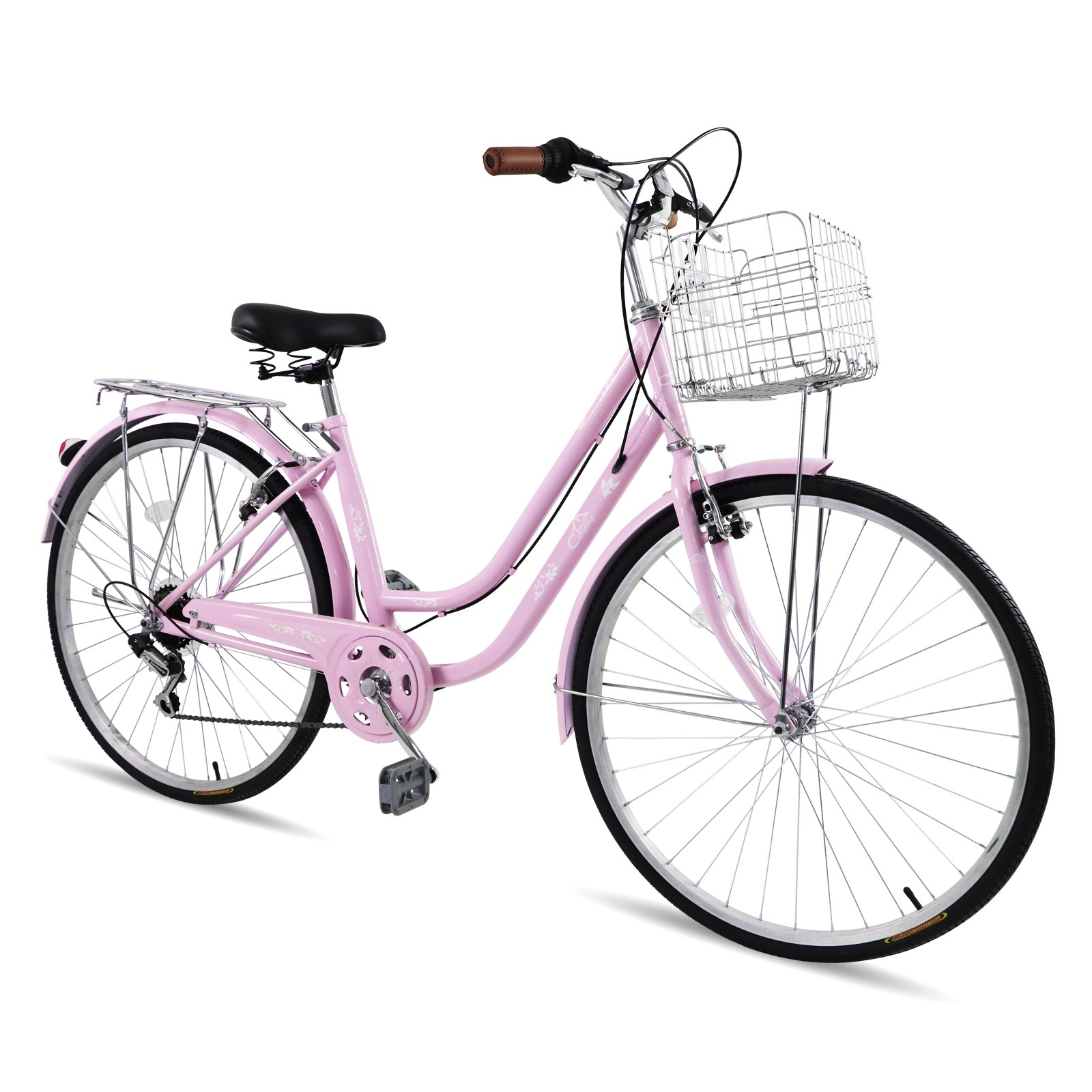 26-inch Ladies Bike Women\'s Comfort Bicycle Beach Cruiser Bikes City Commuter