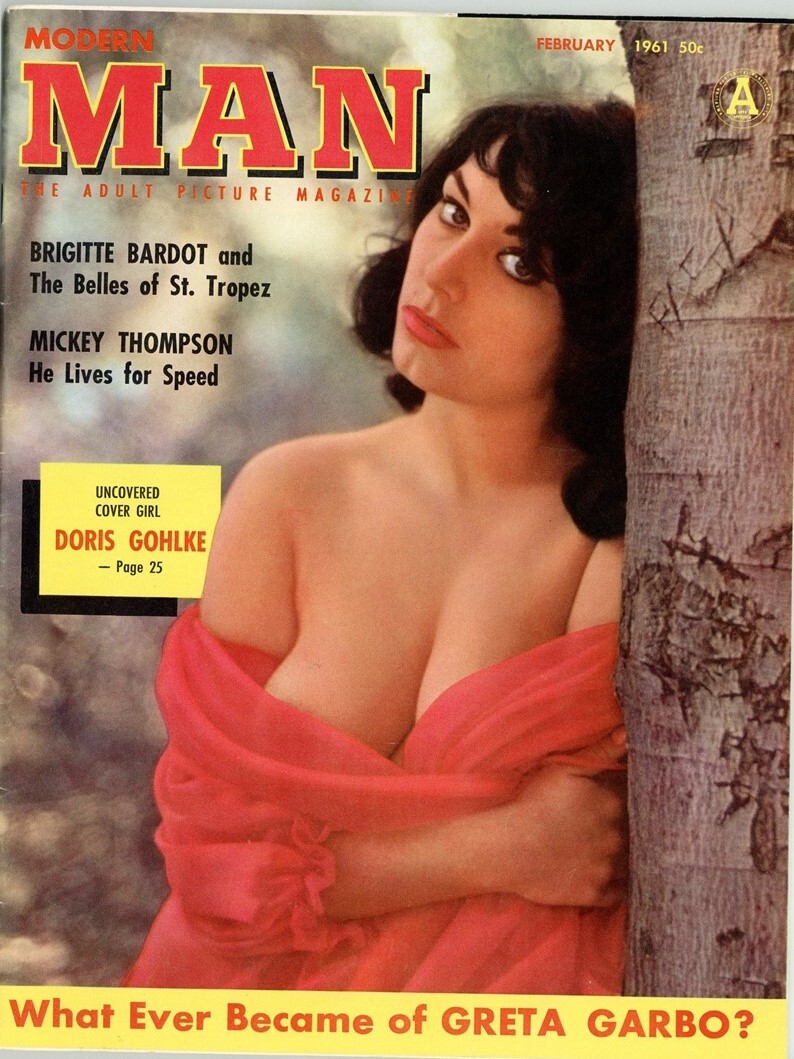 Modern Man 1961 Brigitte Bardot, Doris Gohlke 60pg Glamour Pinup Magazine M33012