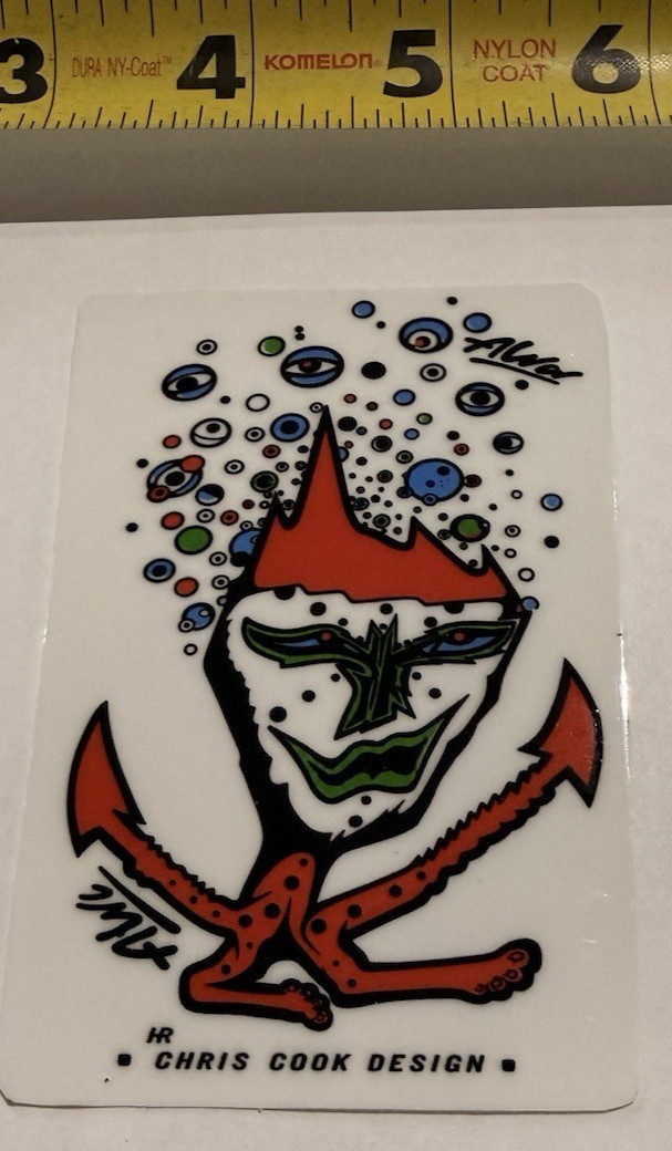 Alva Chris Cook OG 80’s Graphics Sticker   