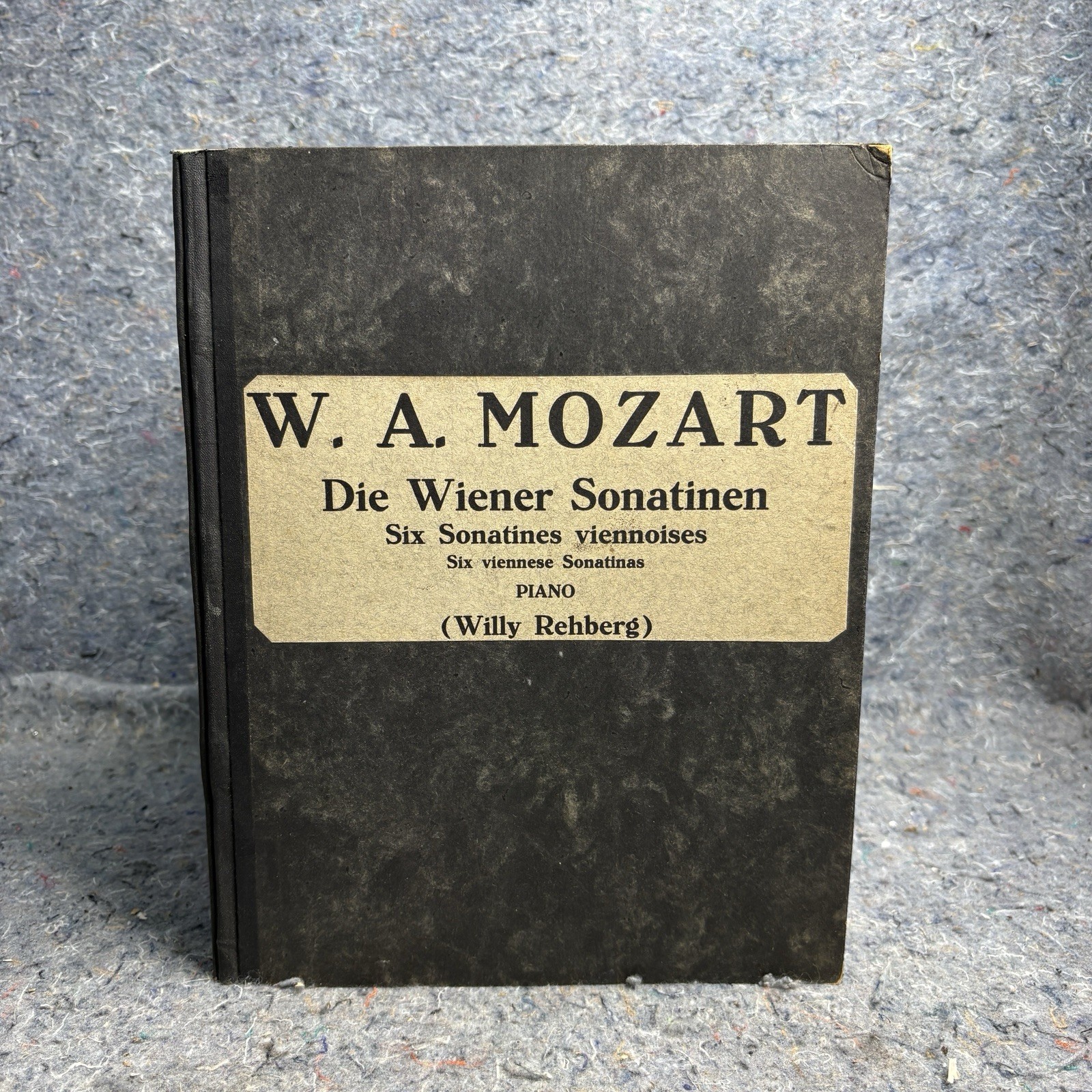 1931 W.A. Mozart Die Wiener Sonatinen Piano Sheet Music Schott 2159 Rehberg