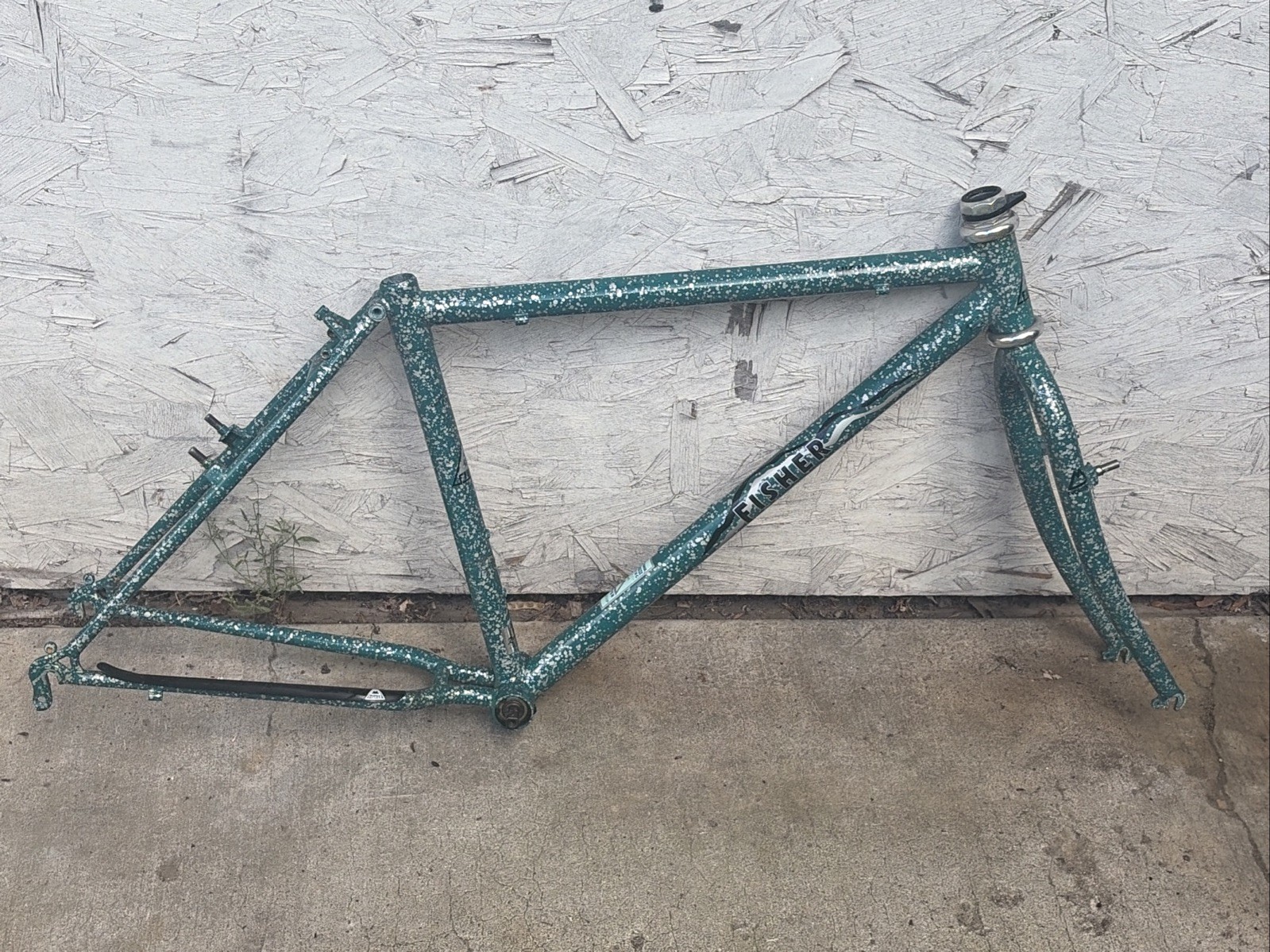 Vintage Gary Fisher HK II Mountain Bike 16” Frame + Fork 20.5” TT Splatter Paint