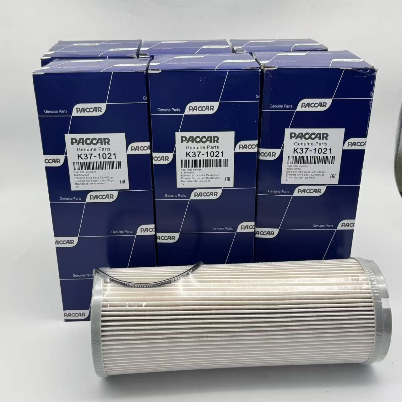 6Pcs Fuel Filter Element K37-1021 For Peterbilt Kenworth