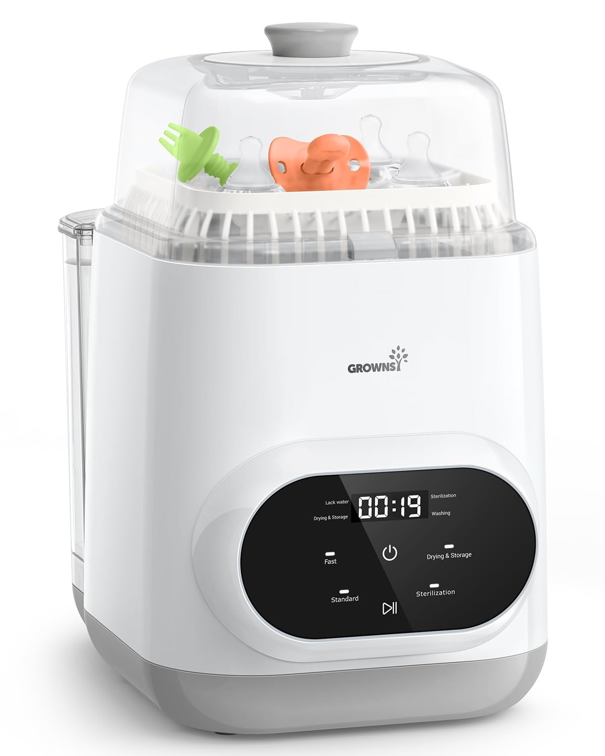 Grownsy EaseClean Baby Bottle Washer Sterilizer Dryer 4-in-1 Auto Cleaner Grownsy EaseClean Baby Bottle Washer Sterilizer Dryer 4-in-1 Auto Cleaner