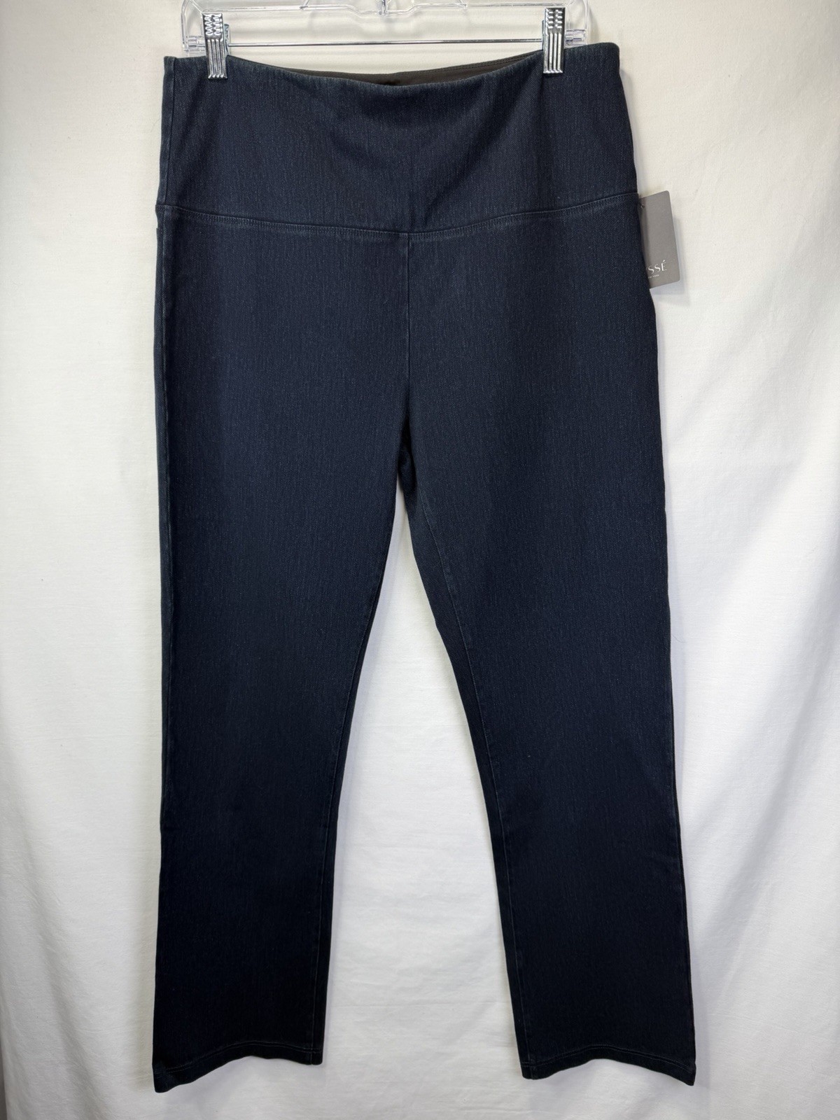 NWT Lysse Smoothing Inside Waistband Blue Denim Pants Sz XL Straight Leg Pockets NWT Lysse Smoothing Inside Waistband Blue Denim Pants Sz XL Straight Leg Pockets