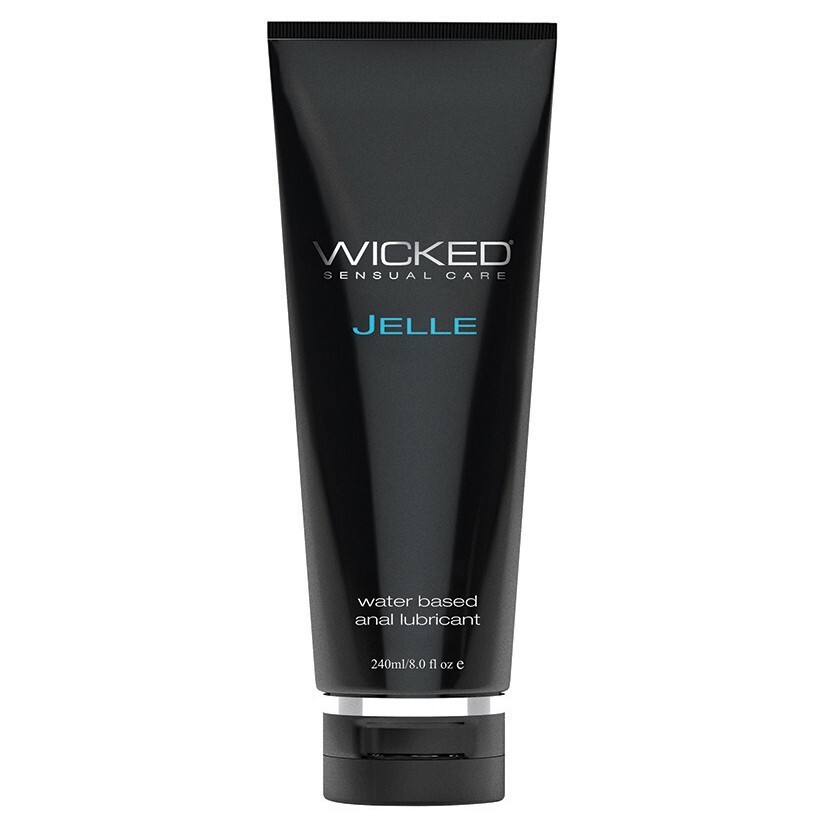 Wicked Sensual Care Jelle Water Based 8oz Anal Lubricant