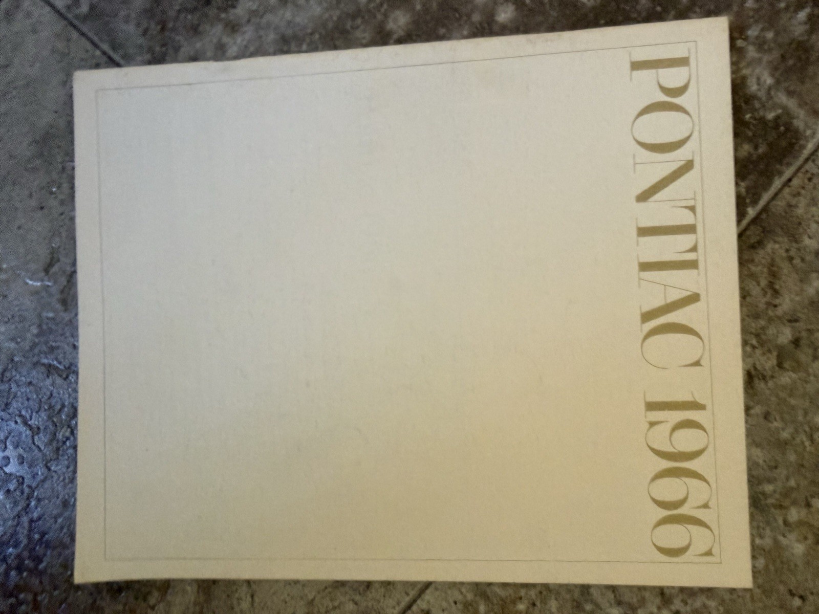 Vintage 1966 Pontiac Catalog Brochure Advertisement   B2