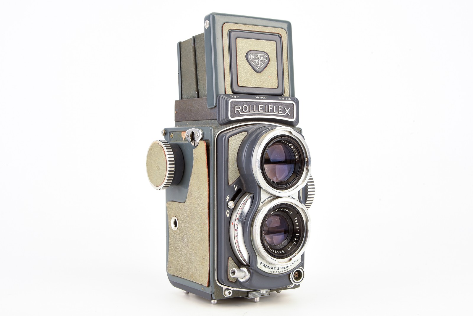 Rollei Rolleiflex TLR 4x4 Grey Baby Camera with Xenar 60mm f3.5 Lens AS-IS V20 Rollei Rolleiflex TLR 4x4 Grey Baby Camera with Xenar 60mm f3.5 Lens AS-IS V20