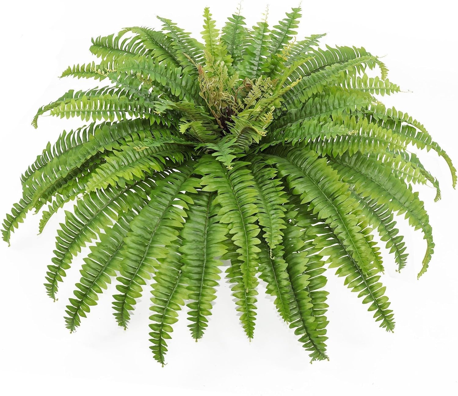 Artificial Ferns for Outdoors & Indoors, 40In Large Faux Ferns 39 Fronds Fake Bo