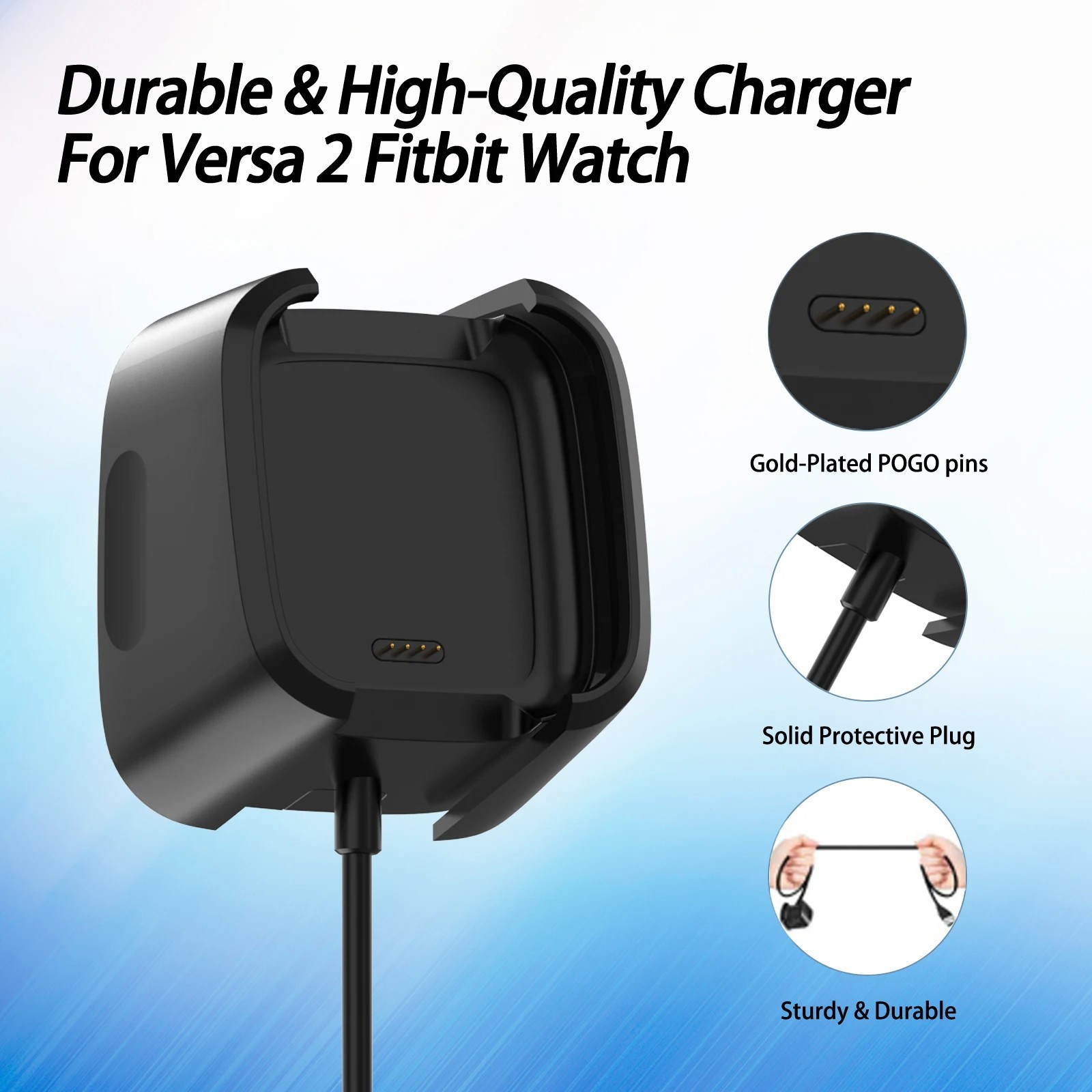 Fast USB Charger for Fitbit Versa 2 Charging Cable for Fitbit Versa 2 Charger Do Fast USB Charger for Fitbit Versa 2 Charging Cable for Fitbit Versa 2 Charger Do