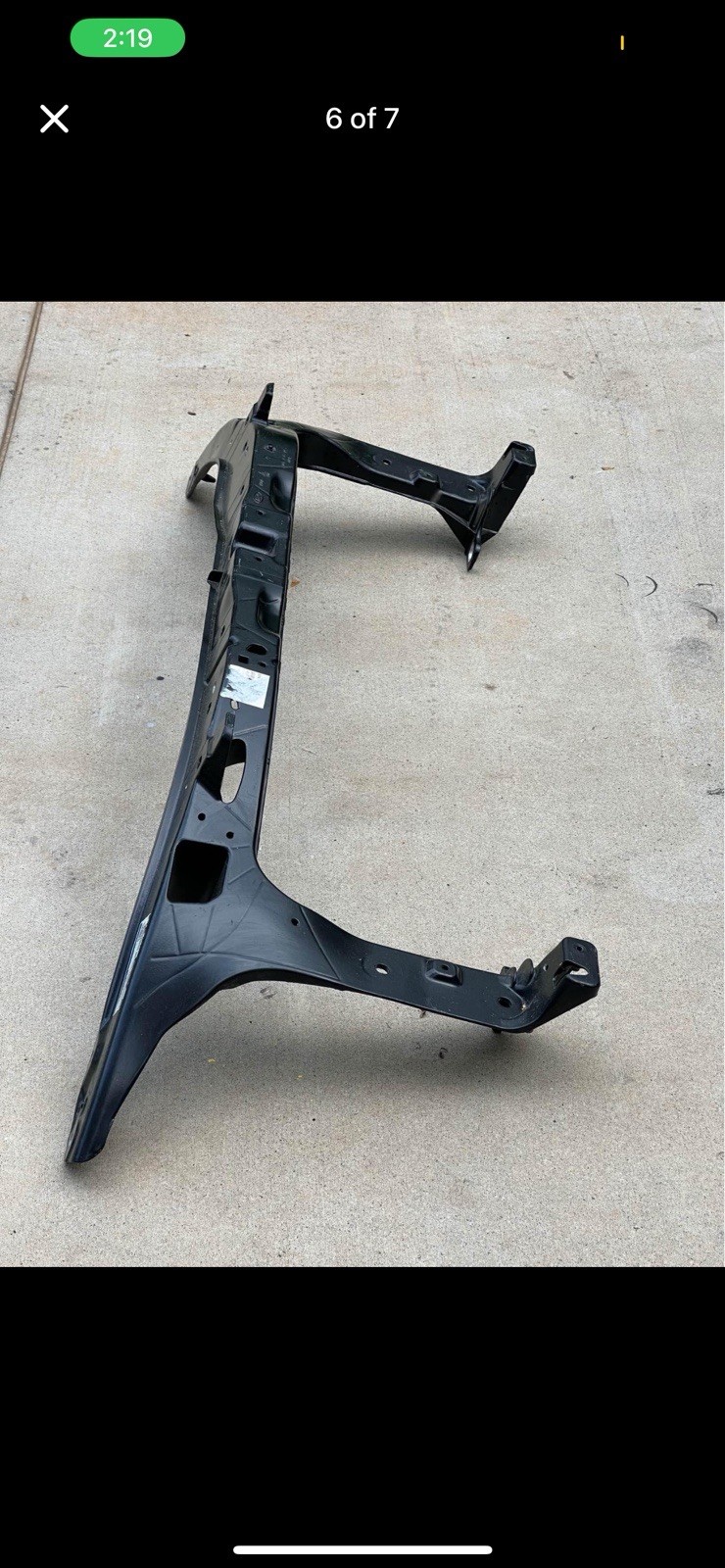 2018 - 2024 LINCOLN NAVIGATOR Radiator Core Support Upper OEM LL7Z-16138-B 2018 - 2024 LINCOLN NAVIGATOR Radiator Core Support Upper OEM LL7Z-16138-B