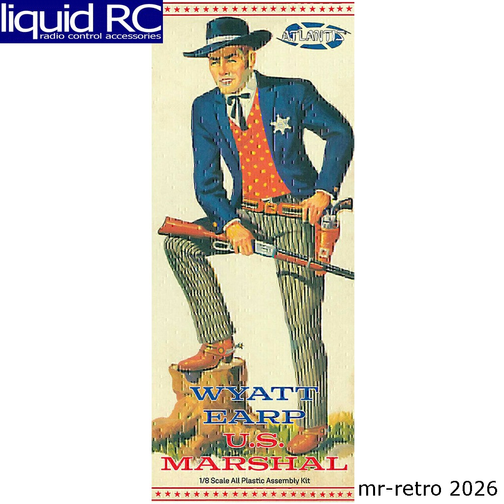 Atlantis Models P278 1/8 Wyatt Earp Figure Model Kit