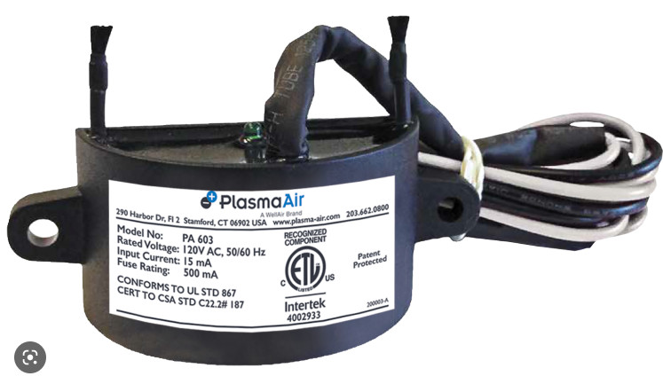 NEW Plasma Air PA 603 120V Needlepoint Ionizer for PTACs, FCUs, Heat Pumps, RTUs