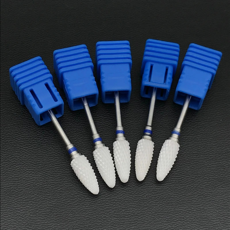 5x Dental Lab Bullet Shape Zirconia Ceramic Burs Drills for Micro Motor Polisher 5x Dental Lab Bullet Shape Zirconia Ceramic Burs Drills for Micro Motor Polisher