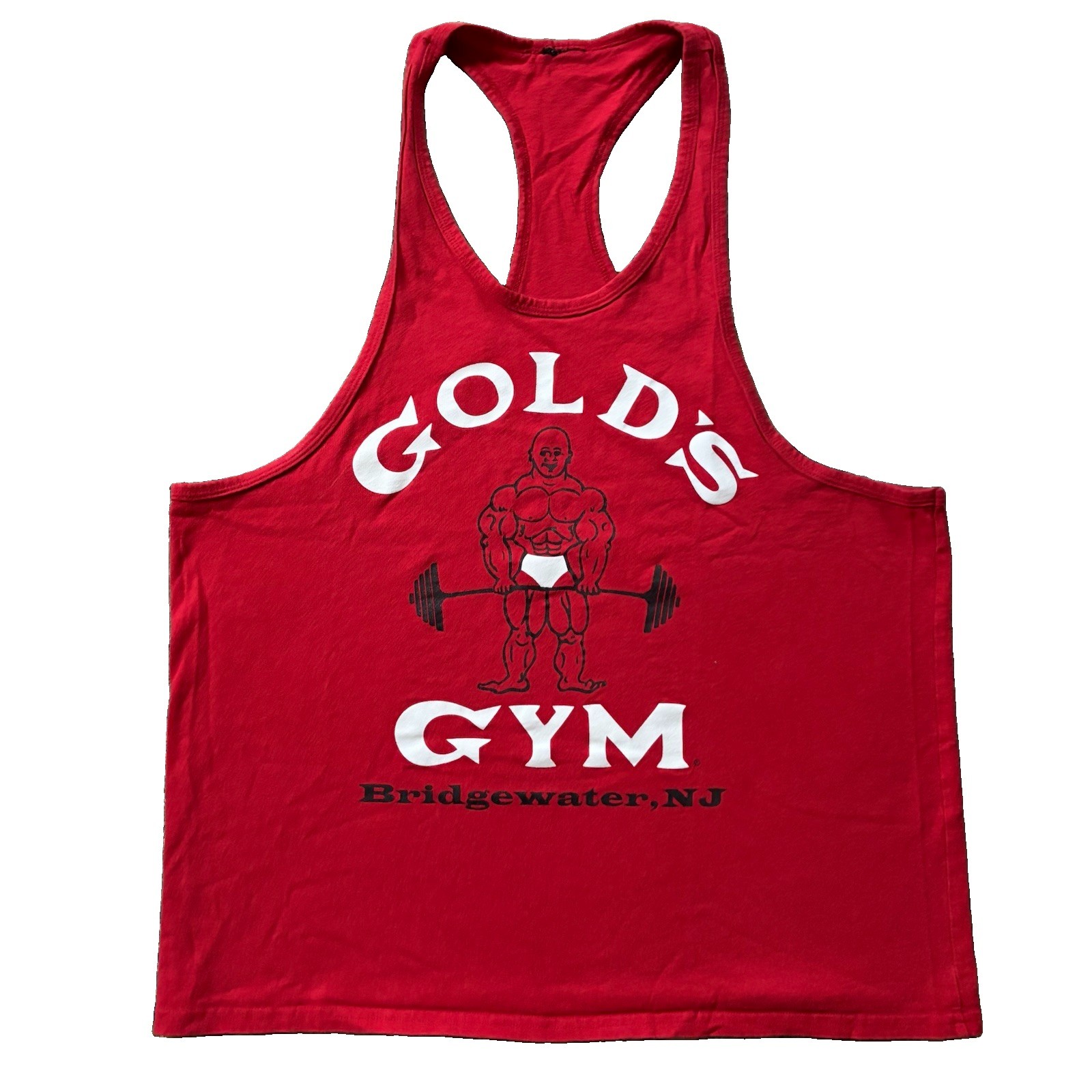 Golds Gym New Jersey Stringer Tank Top XL Core Training Racerback Bridgewater Golds Gym New Jersey Stringer Tank Top XL Core Training Racerback Bridgewater