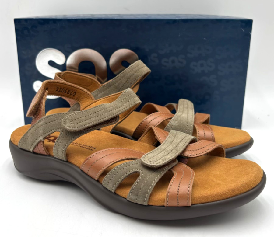 SAS PIER DESERT SAGE 3737-408 Women's NEW Strap Sandals Brown Multiple Sizes