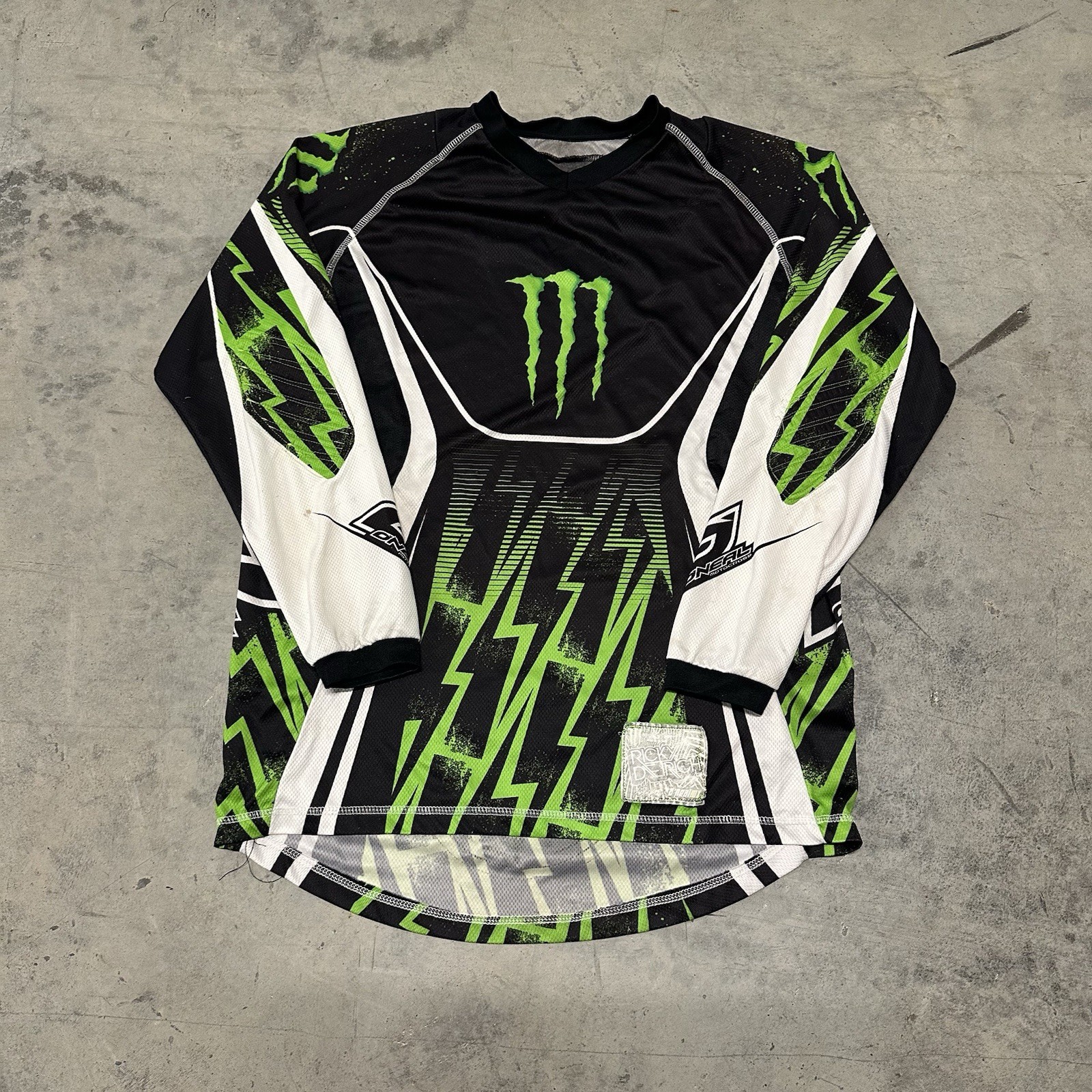 O'Neal MX Racing Jersey Monster Energy Motocross Sport ATV Hardwear Mens Large O'Neal MX Racing Jersey Monster Energy Motocross Sport ATV Hardwear Mens Large