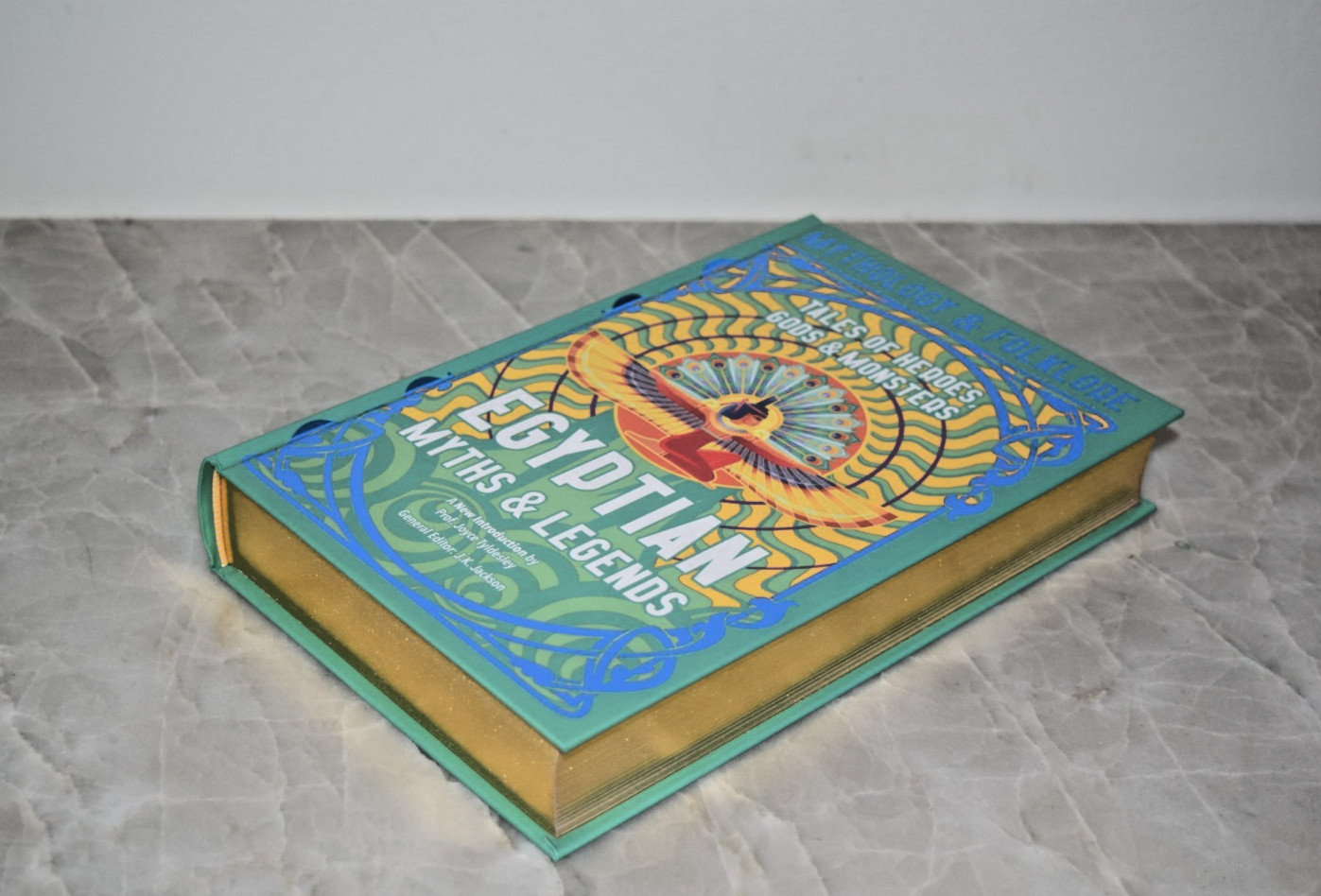 NEW Egyptian Myths Legends Tales Gods Heroes Warriors Deluxe Gilded Hardcover