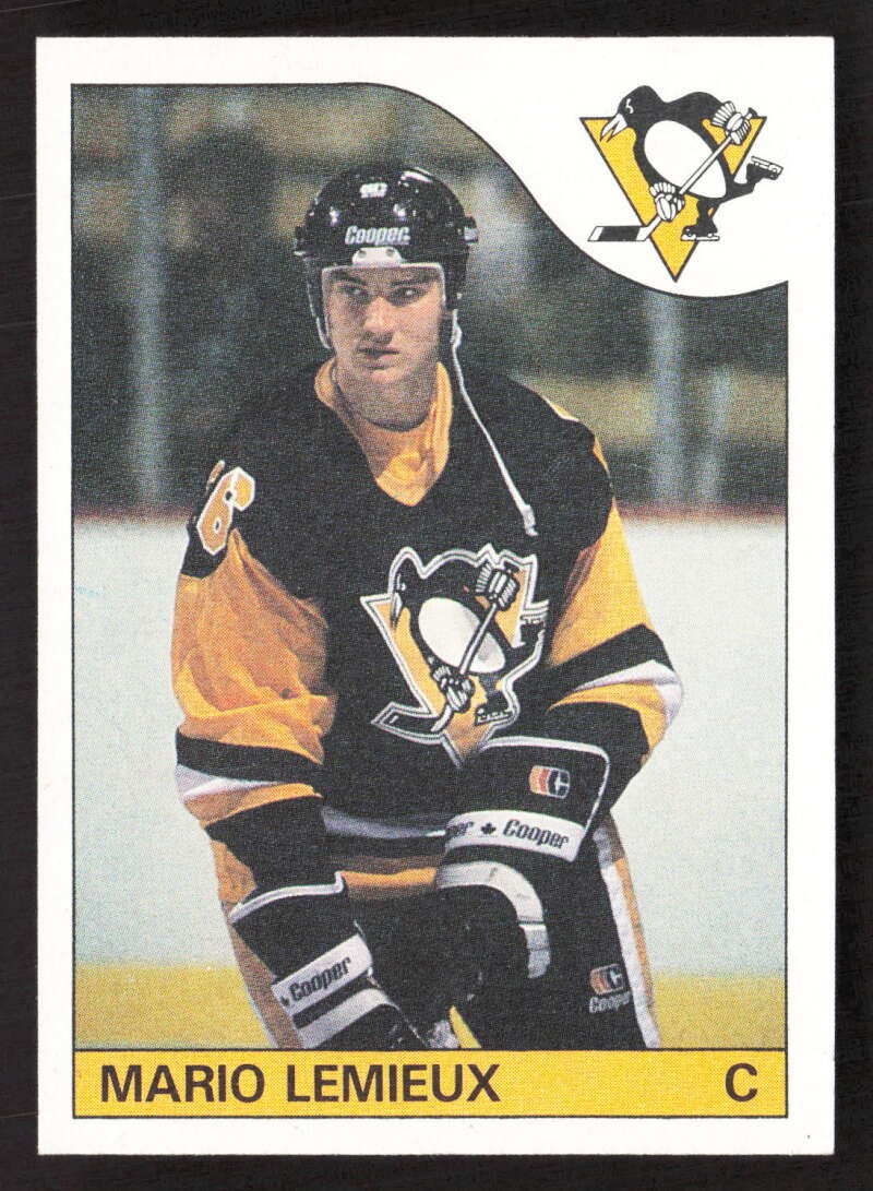 1985-86 Topps Mario Lemieux #9 Rookie Pittsburgh Penguins EX-MT/NM IC1628