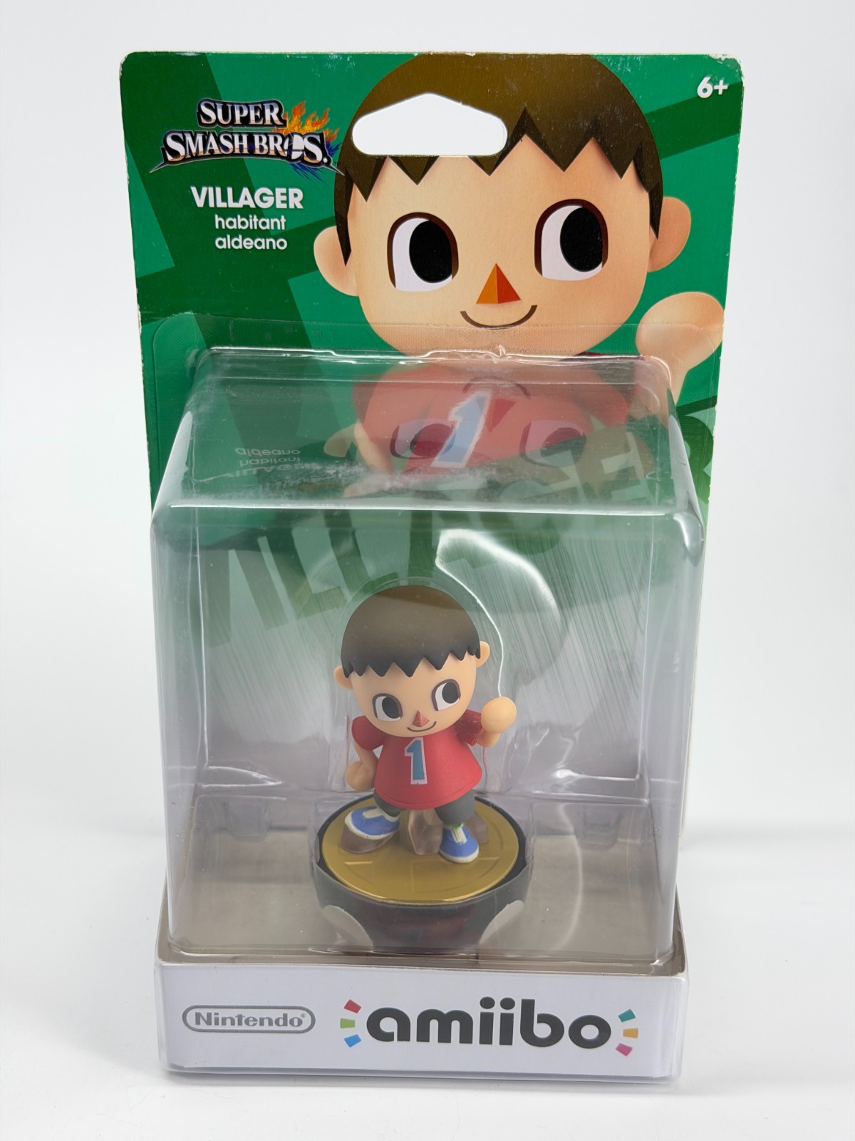NEW Villager (Amiibo Figure) Super Smash Bros. Series -Never Opened- NEW Villager (Amiibo Figure) Super Smash Bros. Series -Never Opened-
