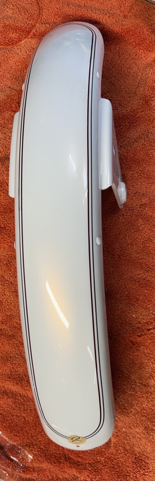 2003 HARLEY DAVIDSON 100 ANV FXSTS PEARL WHITE FRONT FENDER VERYRARE PEARL WHITE
