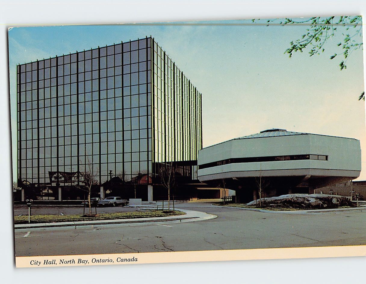 Postcard City Hall North Bay Ontario Canada