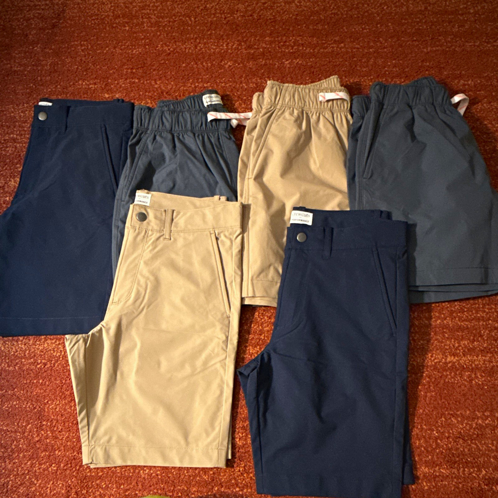Crewcuts Boys Chino Shorts Lot Size 10 Blue/Beige/grey Performance shorts Crewcuts Boys Chino Shorts Lot Size 10 Blue/Beige/grey Performance shorts