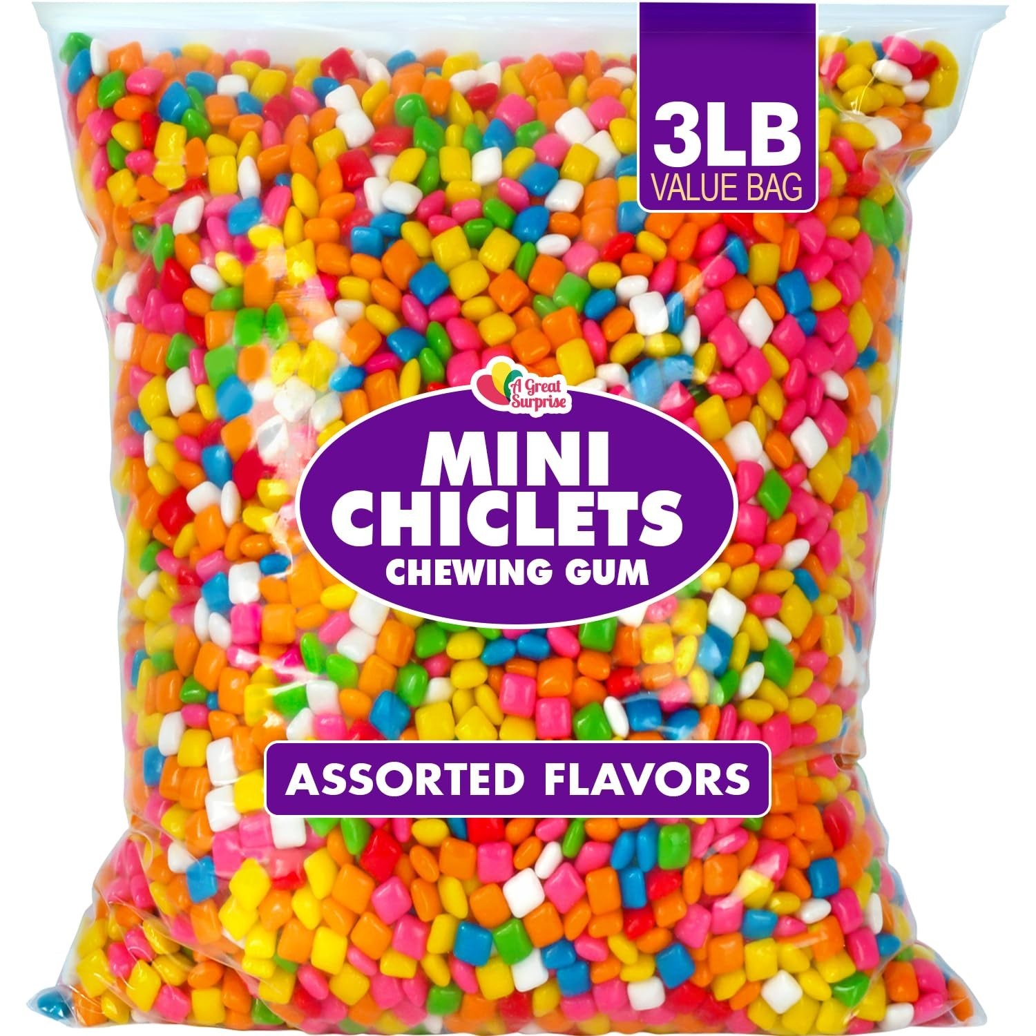 Chiclets Gum-Mini Chiclets-Chicklets Tiny Size Gum-Fruit Flavored/Assorted
