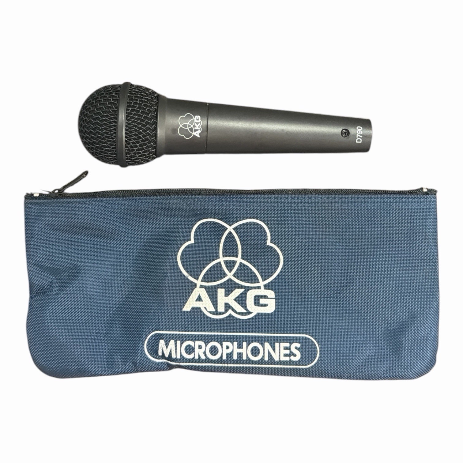 AKG D790 Dynamic Vocal Microphone Made in Austria w/ Original Pouch