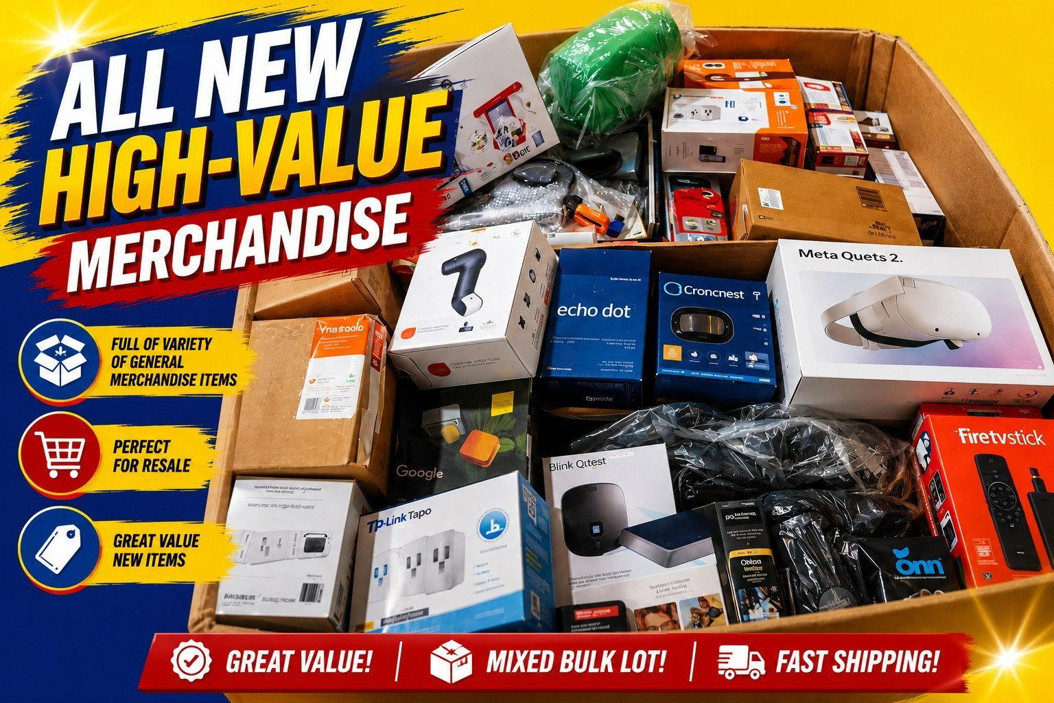 HomeGoods Wholesale Merchandise Box – Home Finds Collection