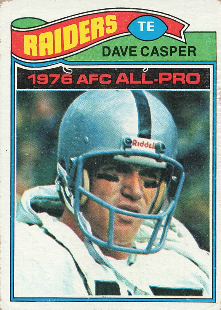 1977 Topps - All-Pro Dave Casper #380 (RC) Vintage Steelers Football Card Rookie 1977 Topps - All-Pro Dave Casper #380 (RC) Vintage Steelers Football Card Rookie