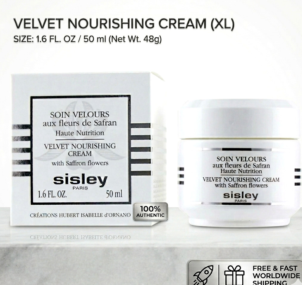NEW With Box Sisley Velvet Nourishing Cream with Saffron Flower 50ml / 1.6 fl oz