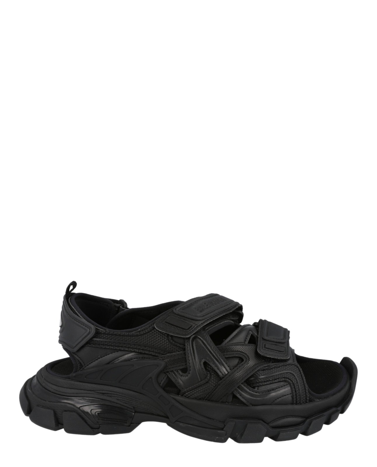 Balenciaga Mens Monochrome Track Sandals