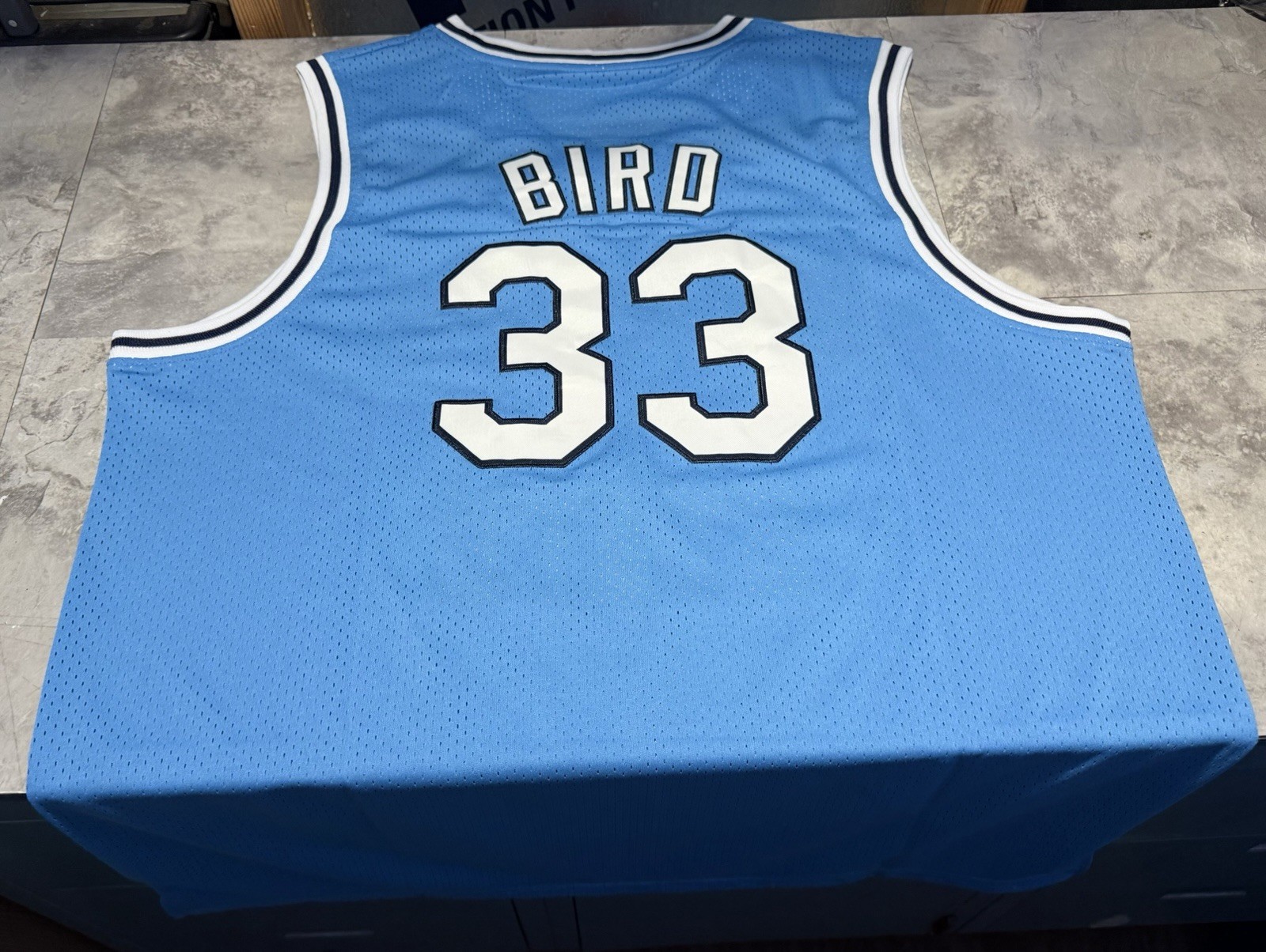 NWOT Indiana State NCAA Larry Bird Basketball Jersey #33 Hick From French Lik Sm