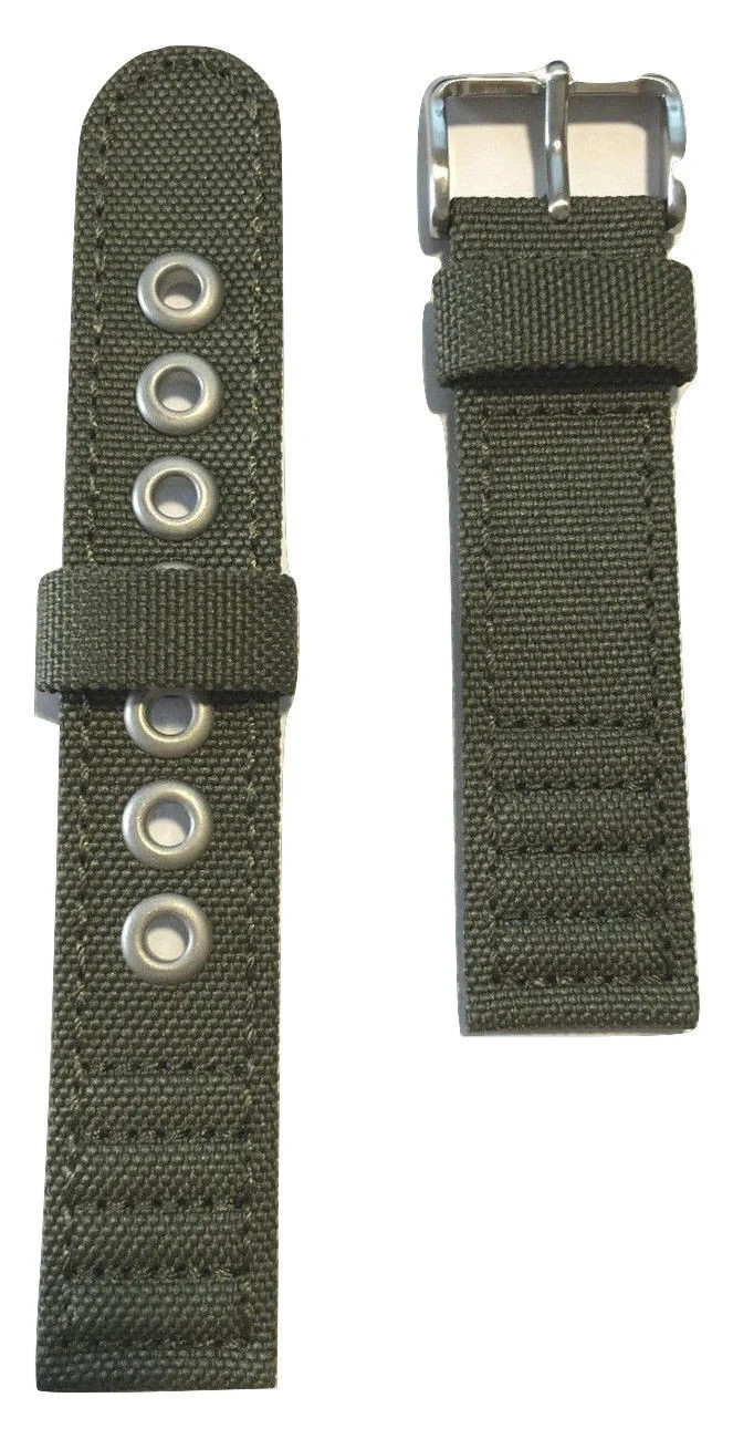 Original Citizen Replacement 20mm Green Canvas Men\'s Watch Strap 59-S52138 Original Citizen Replacement 20mm Green Canvas Men\'s Watch Strap 59-S52138