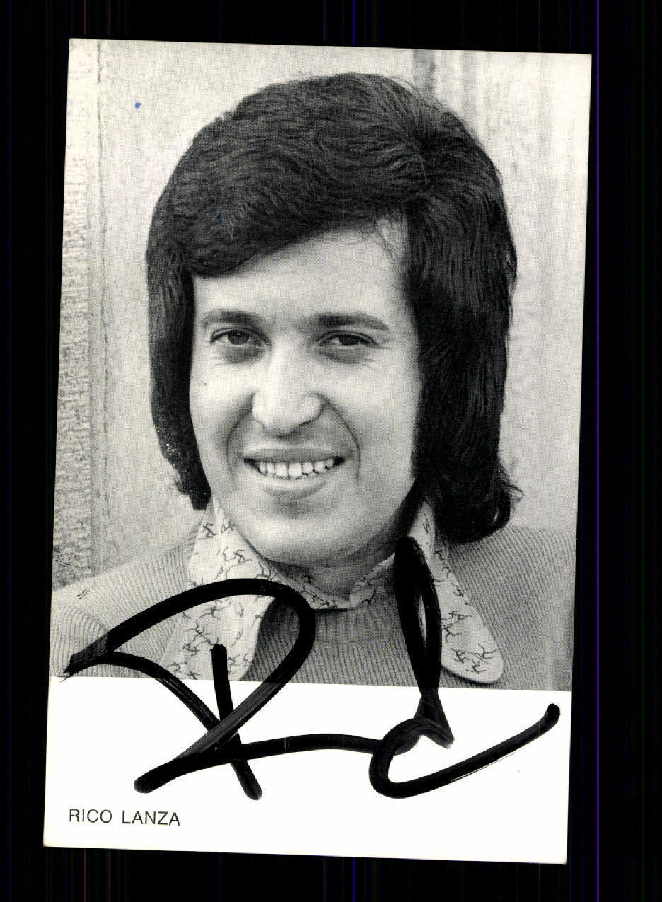 Rico Lanza Autograph Card Original Signed ## BC 122929