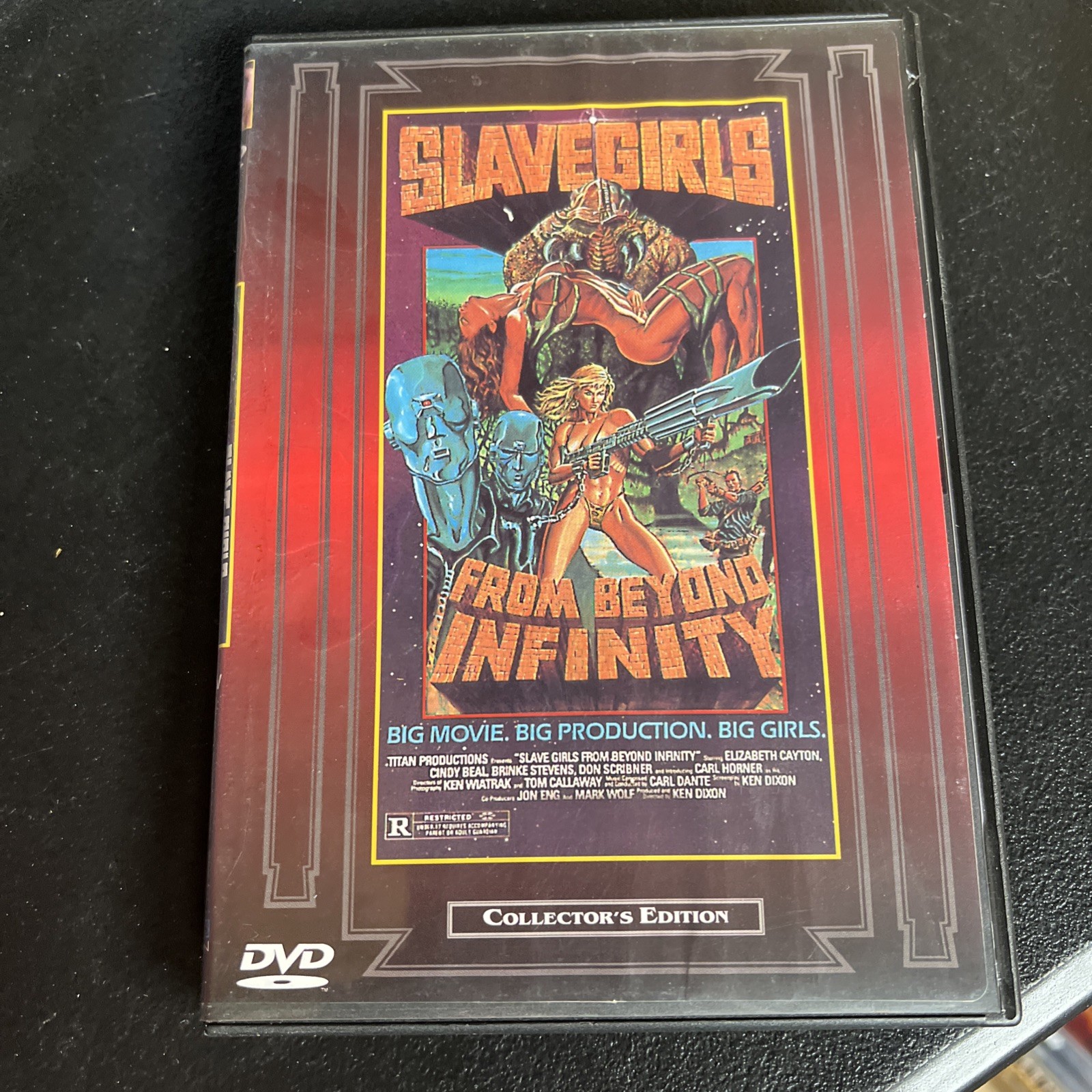 Slave Girls From Beyond Infinity DVD (1987) Cult Sci-Fi B-Movie Full Moon OOP Slave Girls From Beyond Infinity DVD (1987) Cult Sci-Fi B-Movie Full Moon OOP