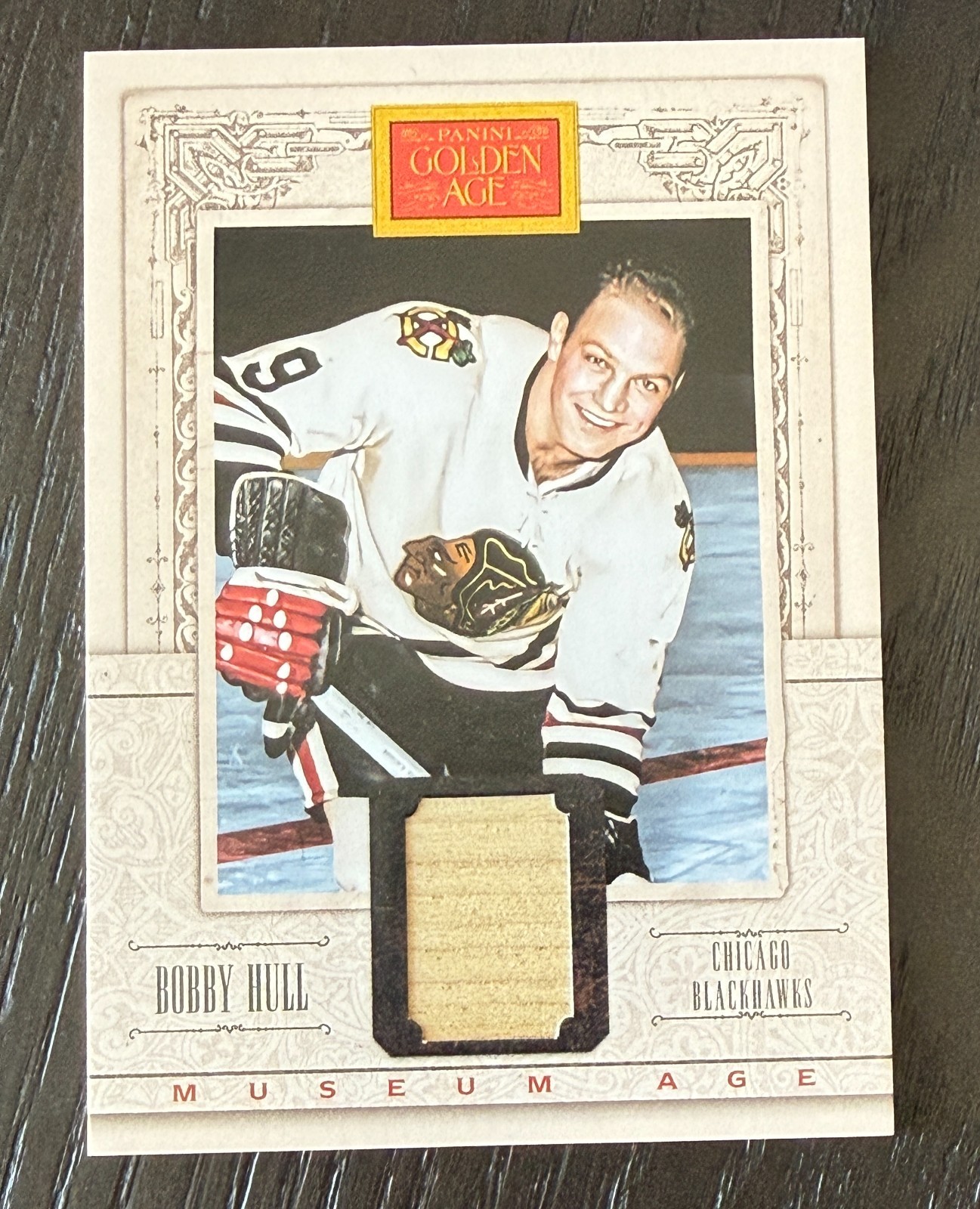 Bobby Hull 2013 Panini Golden Age Stick Relic #39 Chicago Blackhawks