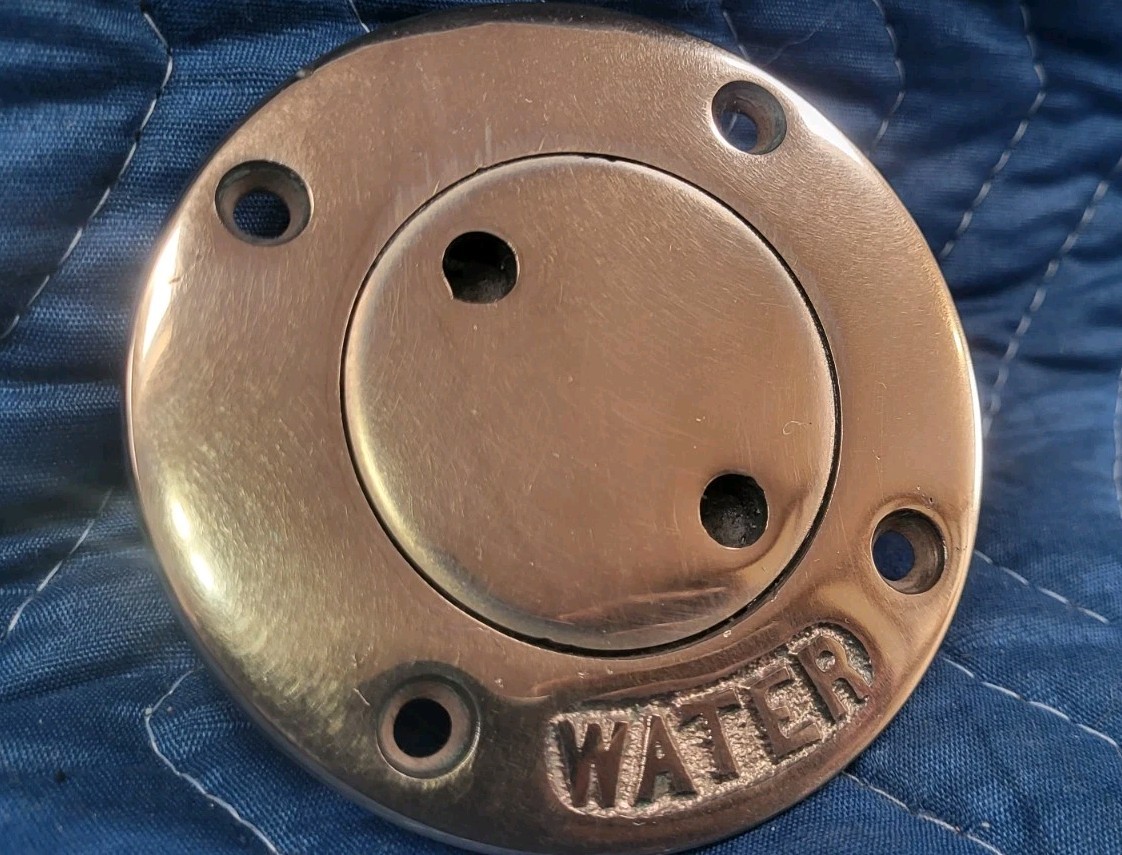 Vintage Polished Boat Marine Sold Bronze 1-1/2