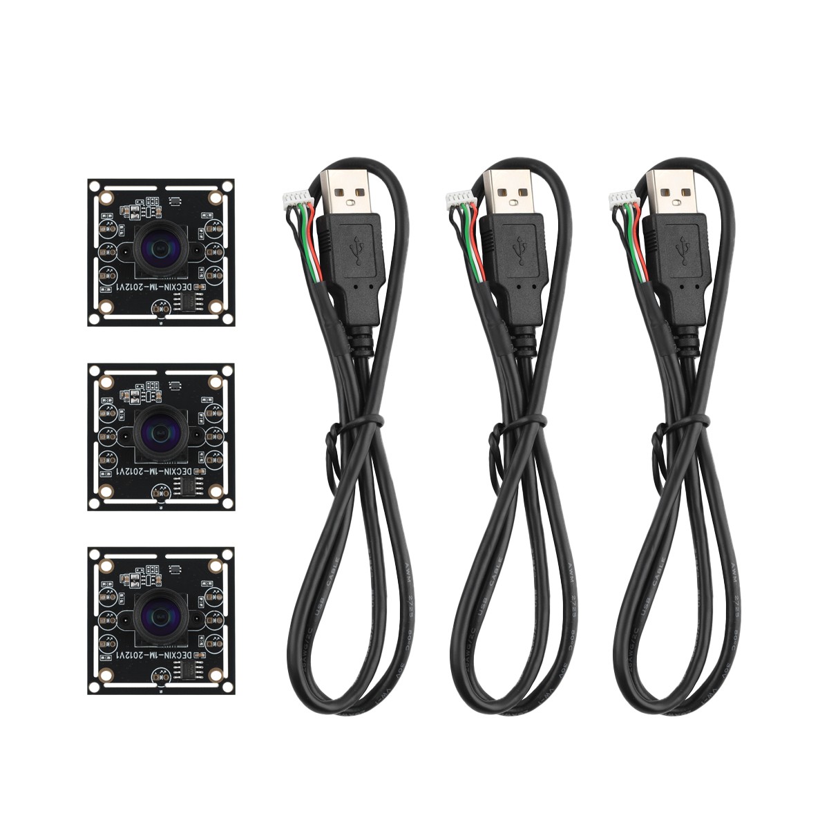 3/6 PCS OV9732 30FPS 1MP Camera Module 100° 1280x720 Module For Windows Android