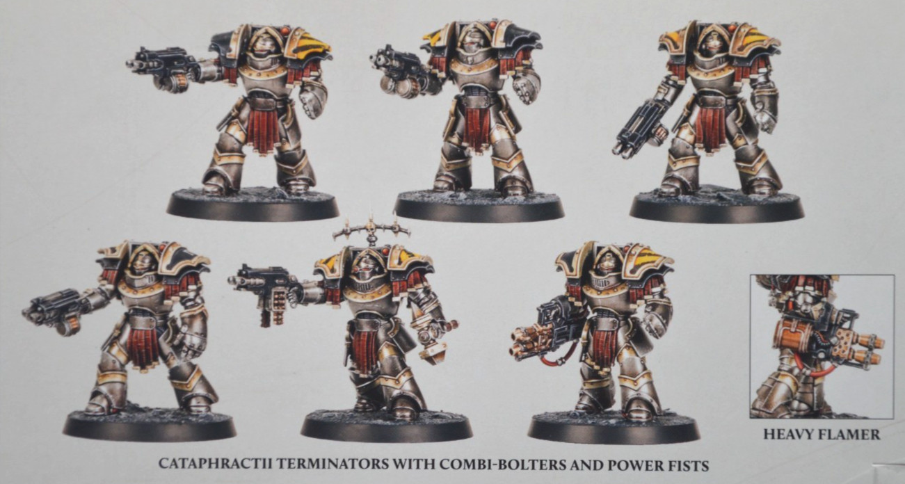 Warhammer 30k Cataphractii w/Combi-Bolters & Power Fists (6) v.26 NEW NO BOX Warhammer 30k Cataphractii w/Combi-Bolters & Power Fists (6) v.26 NEW NO BOX